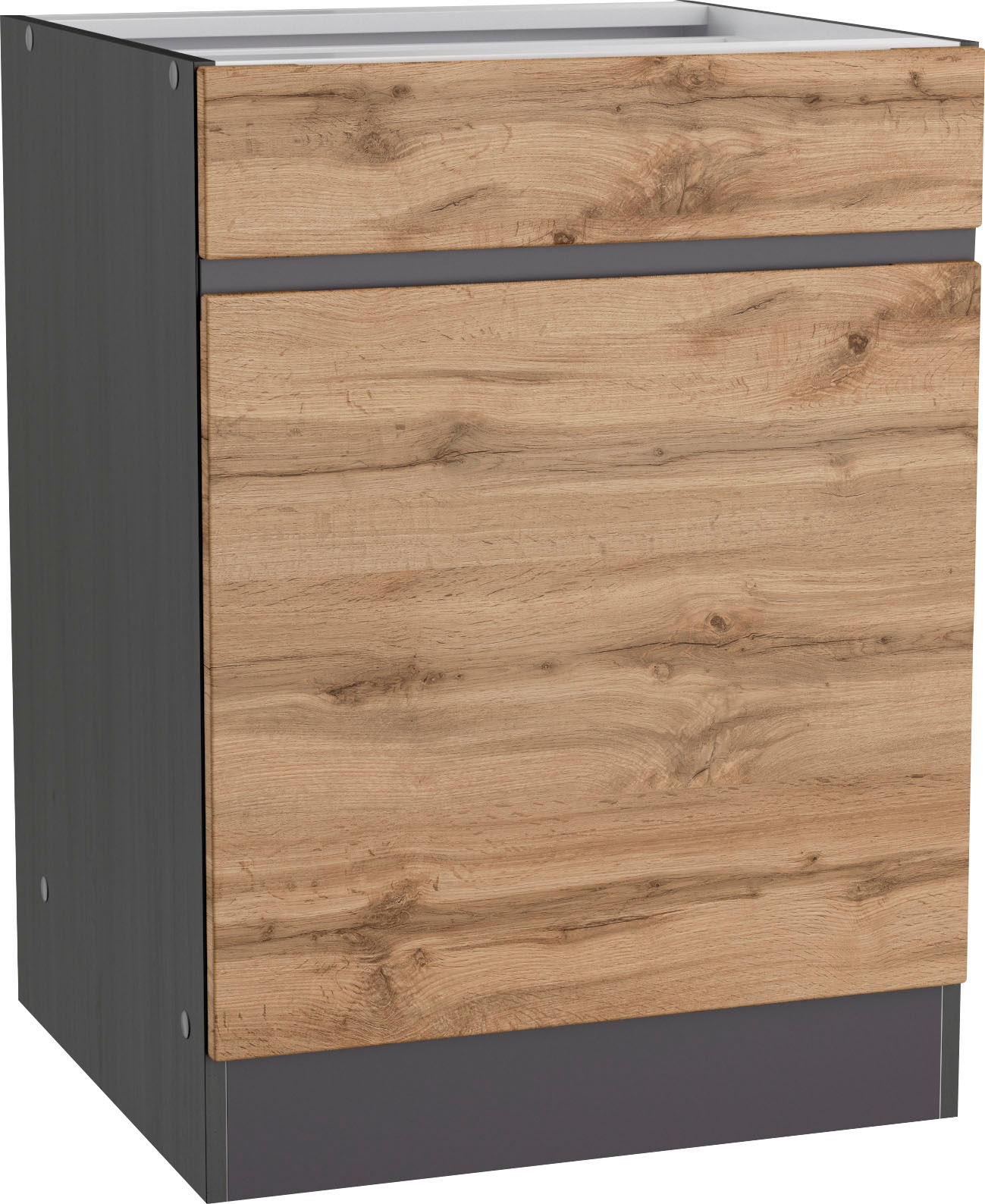 KOCHSTATION Unterschrank »KS-Riesa«, Breite 60 cm, MDF-Fronten