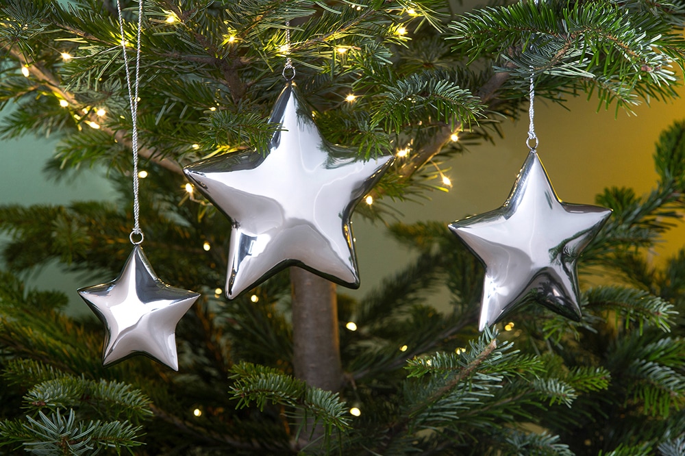 Fink Baumbehang »MEGAN, Weihnachtsdeko, Christbaumschmuck«, (1 St.), Stern, outdoorgeeignet