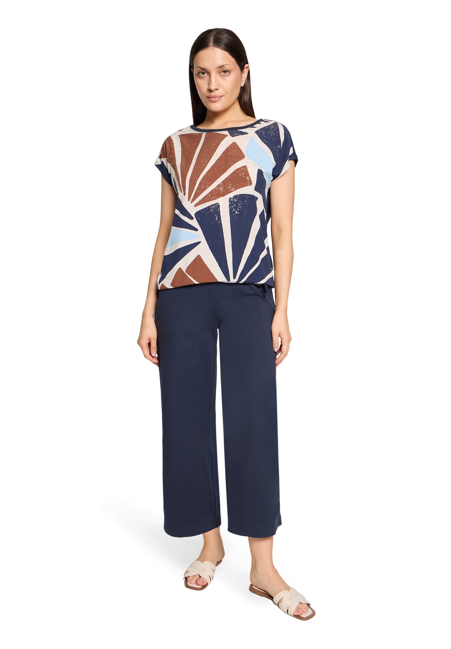 Betty&Co Print-Shirt »Patchwork-Shirt mit Print«