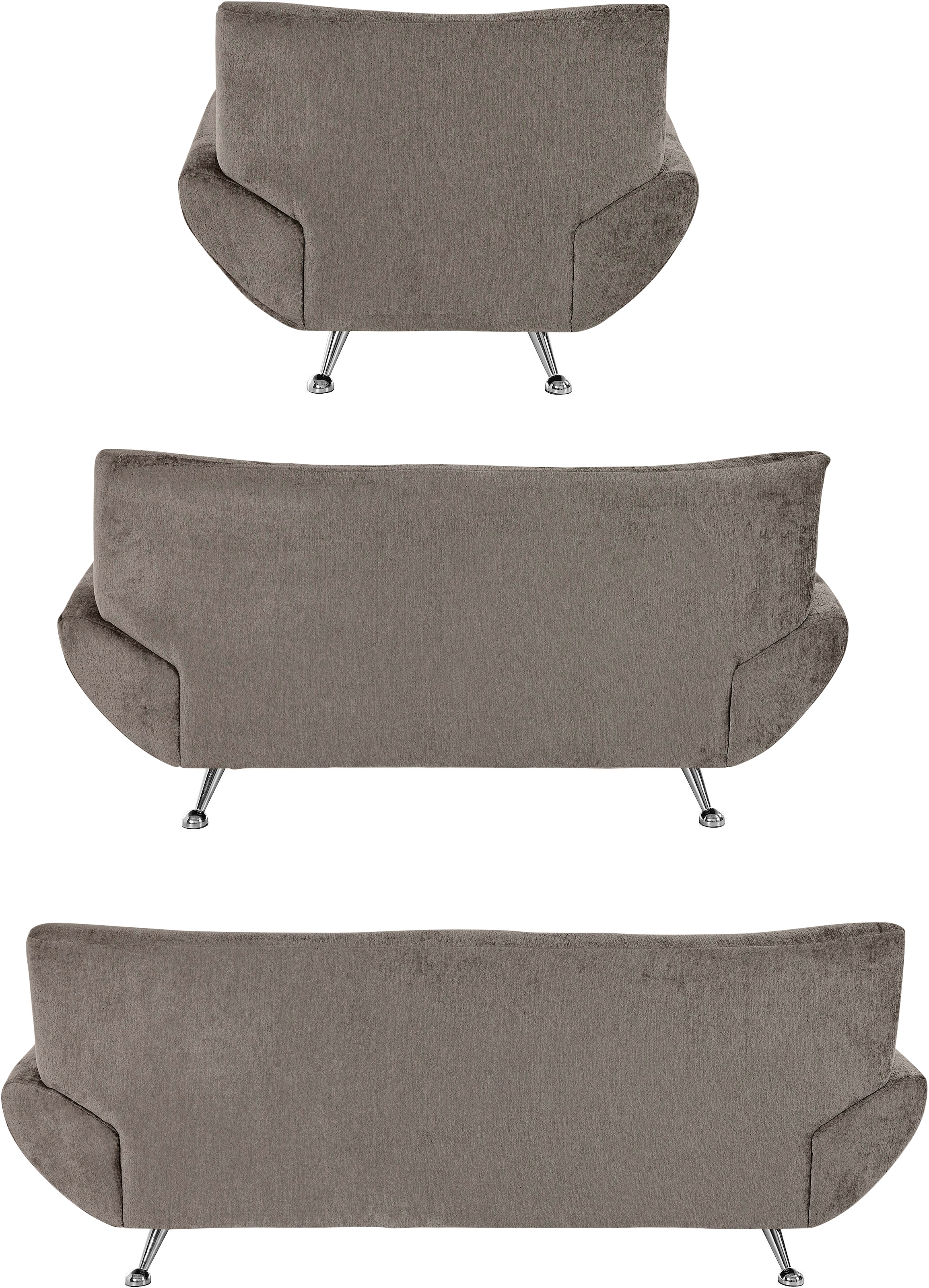 INOSIGN Polstergarnitur »Saltare elegant und komfortabel, OTTOs Choice«, (3 tlg.)