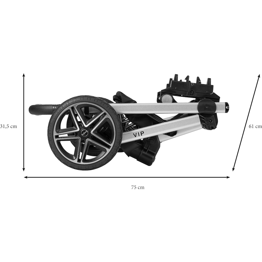 Hartan Kombi-Kinderwagen »VIP GTS - Casual Collection«, 22 kg