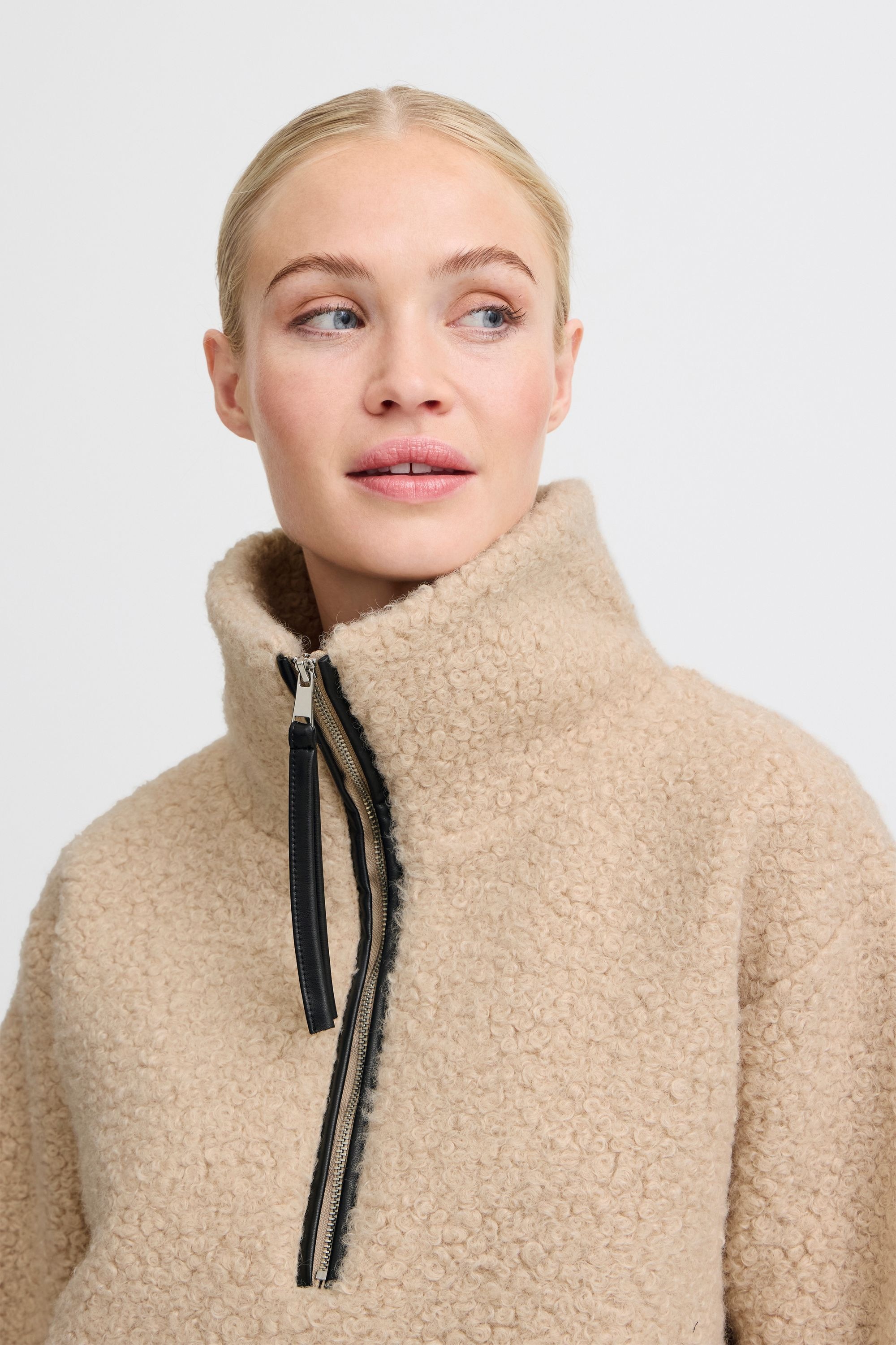 b.young Fleecepullover »Strickfleece-Pullover BYCIDAN PILE«