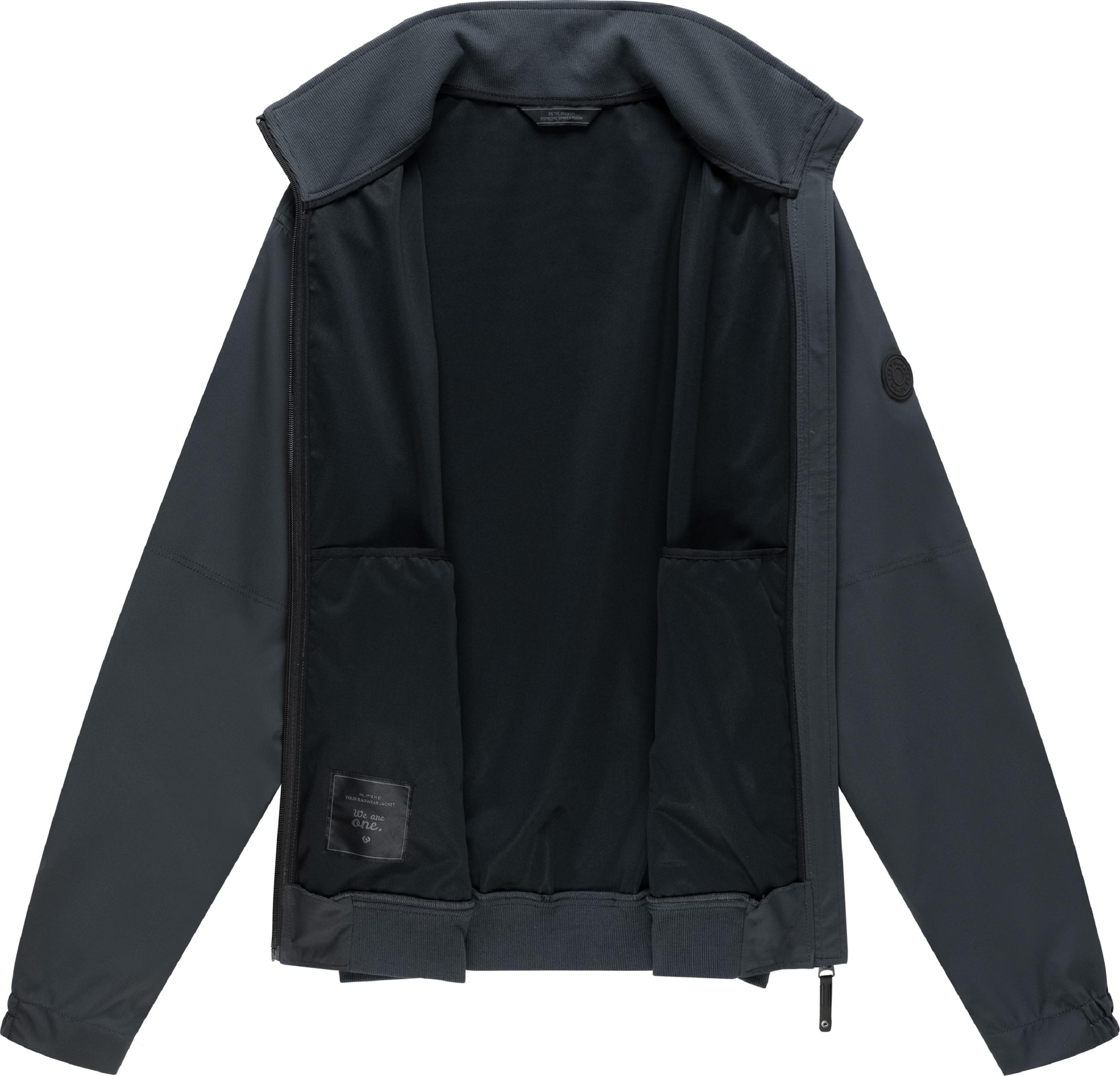 Ragwear Outdoorjacke »Outdoorjacke Collwie« ohne Kapuze wasserdichte Herren Übergangsjacke mit hohem Kragen