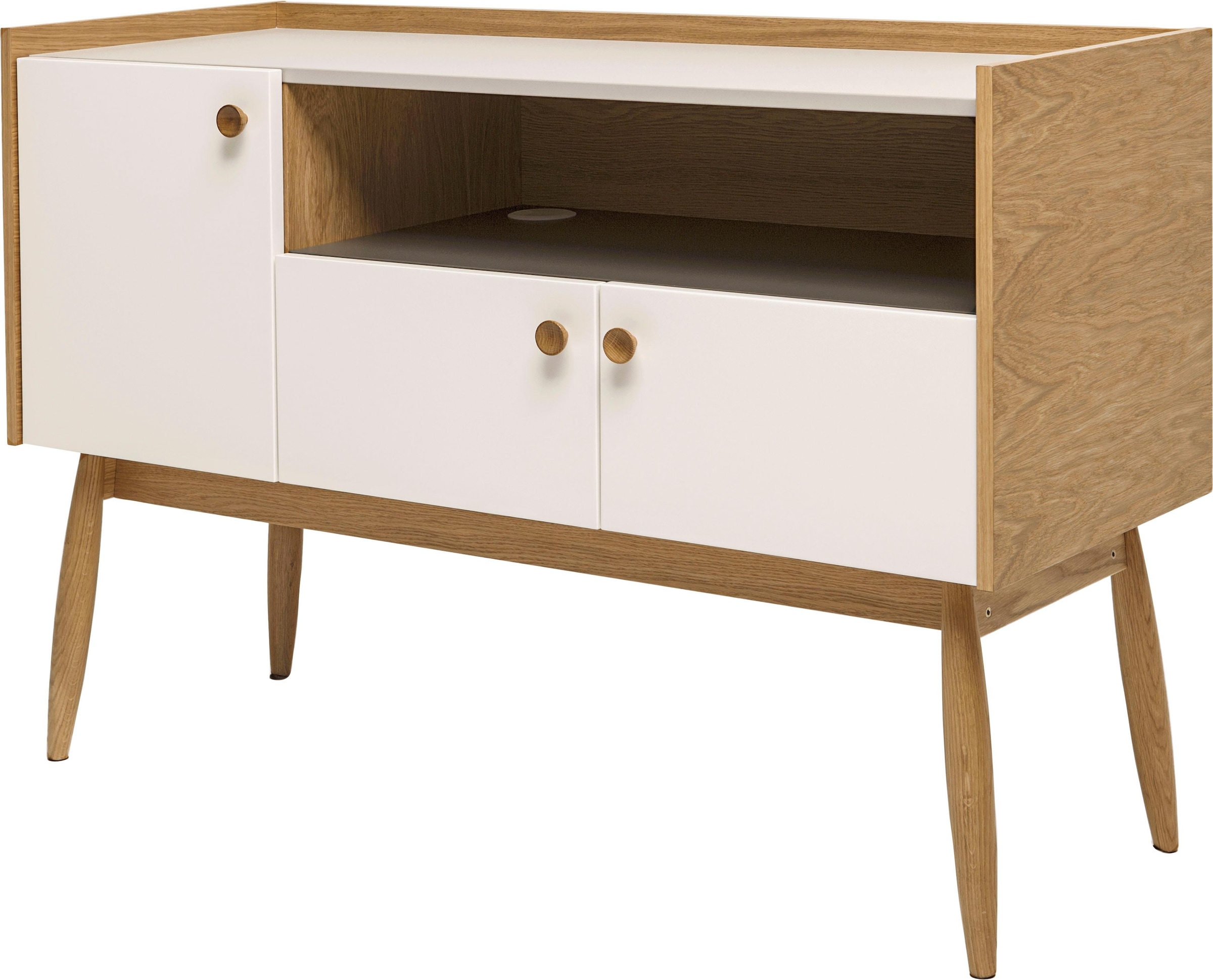 Woodman Sideboard, Kommode im angesagten skandinavischen Look, Breite 115 cm