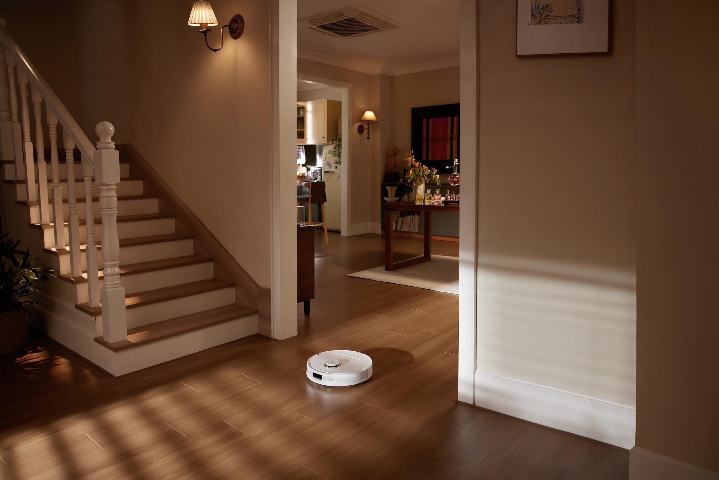 Roborock Saugroboter »Roborock Qrevo 5AE mit Wischfunktion, autom. Moppanhebung« leistungsstarke 12.000 Pa Saugleistung, LDS-Navigationssystem,