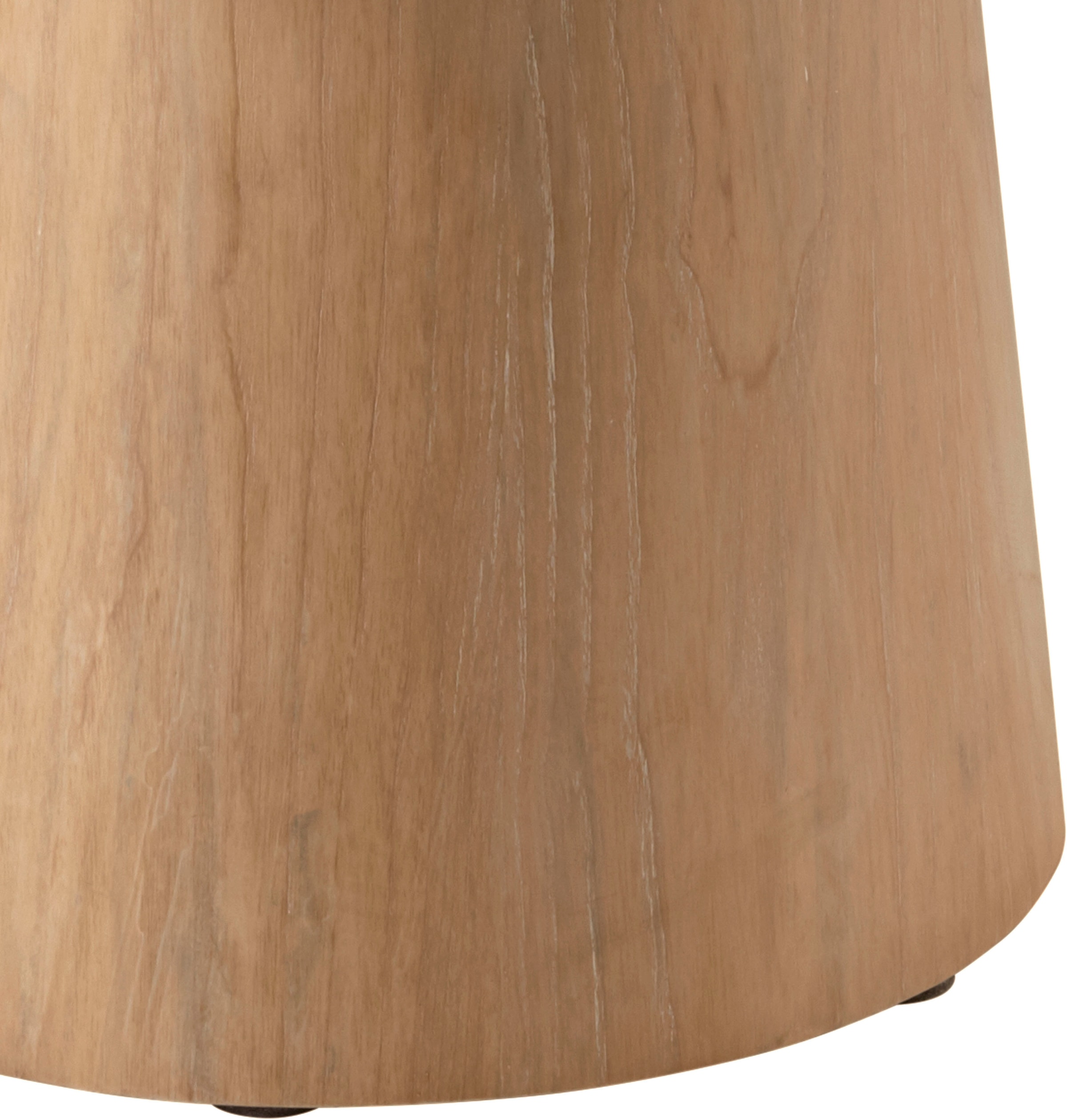 s.Oliver Beistelltisch »Hemmon« mit massivem Eschenfuß, edler Echtholzplatte, Durchmesser 50 cm