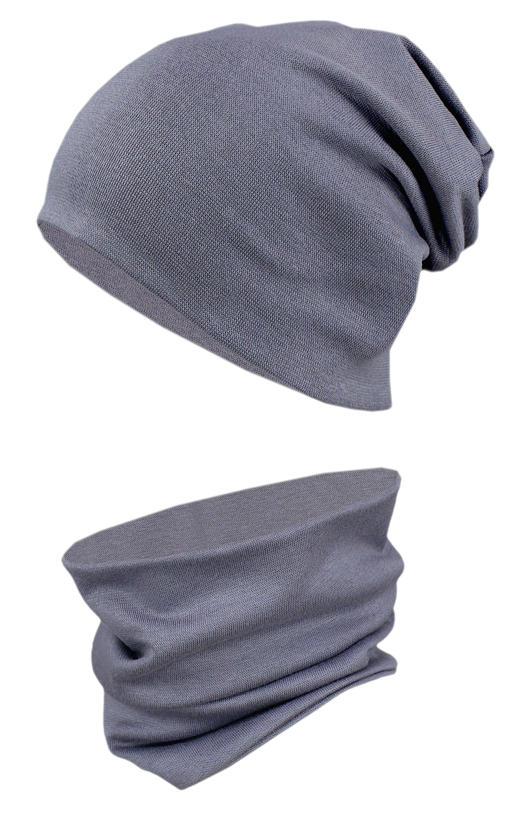 TupTam Beanie »Mütze Unisex Kinder Beanie Mütze Schlauchschal Set«