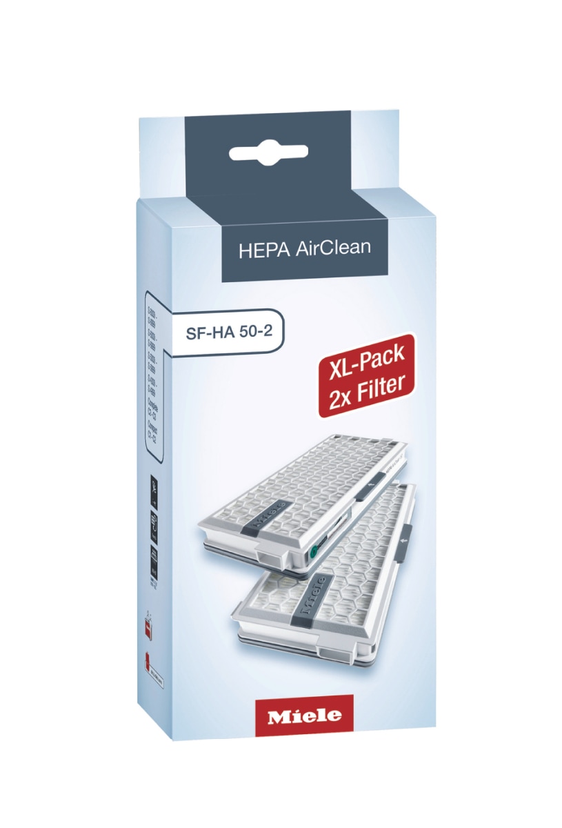 Miele CleanAir-Filter »SF-HA 50-2 XL-Pack HEPA AirClean Filter«, (2 tlg.)