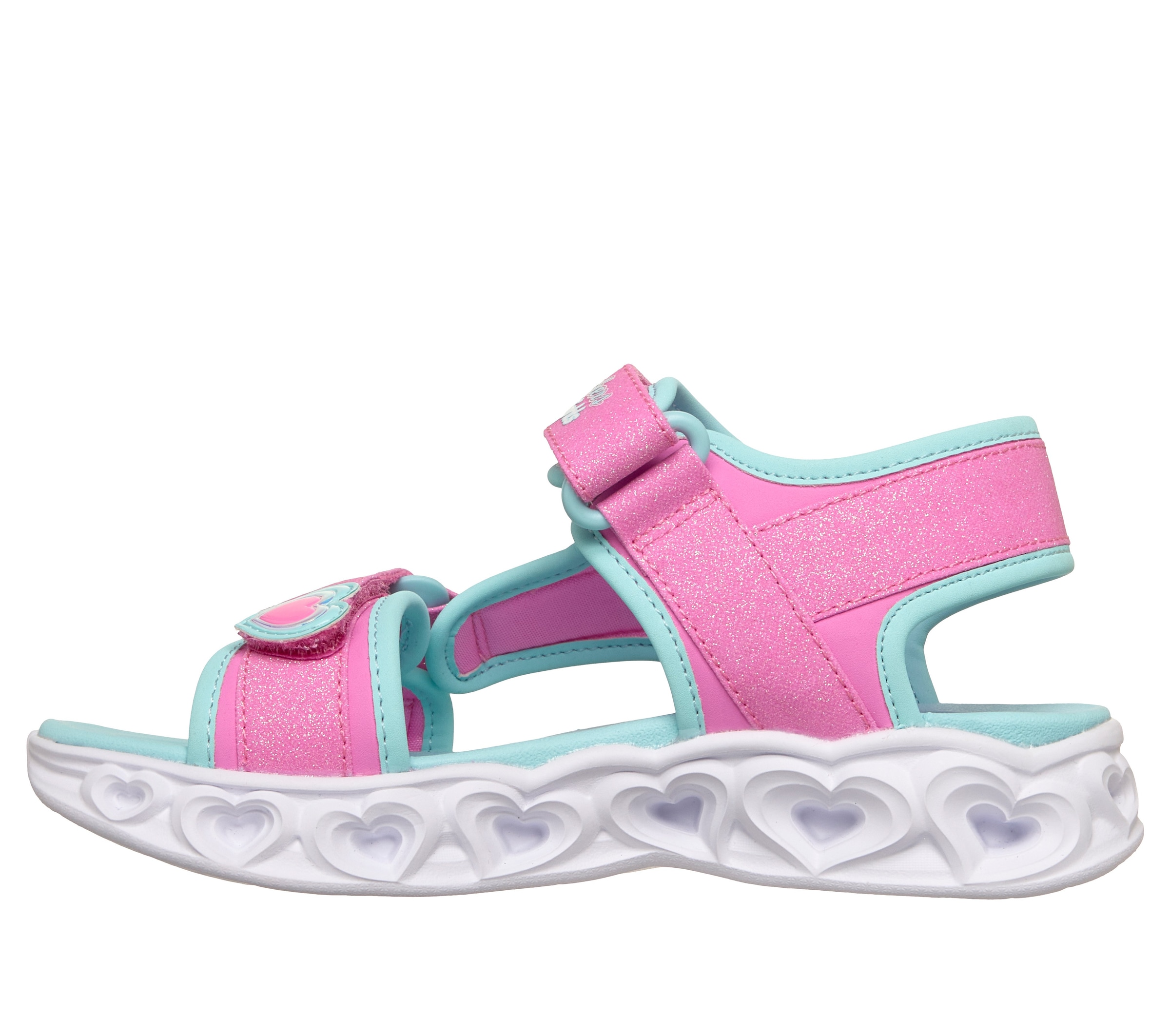 Skechers Sandale »HEART LIGHTS SANDALS«  Sommerschuh mit Klettverschluss, Größenschablone zum Download