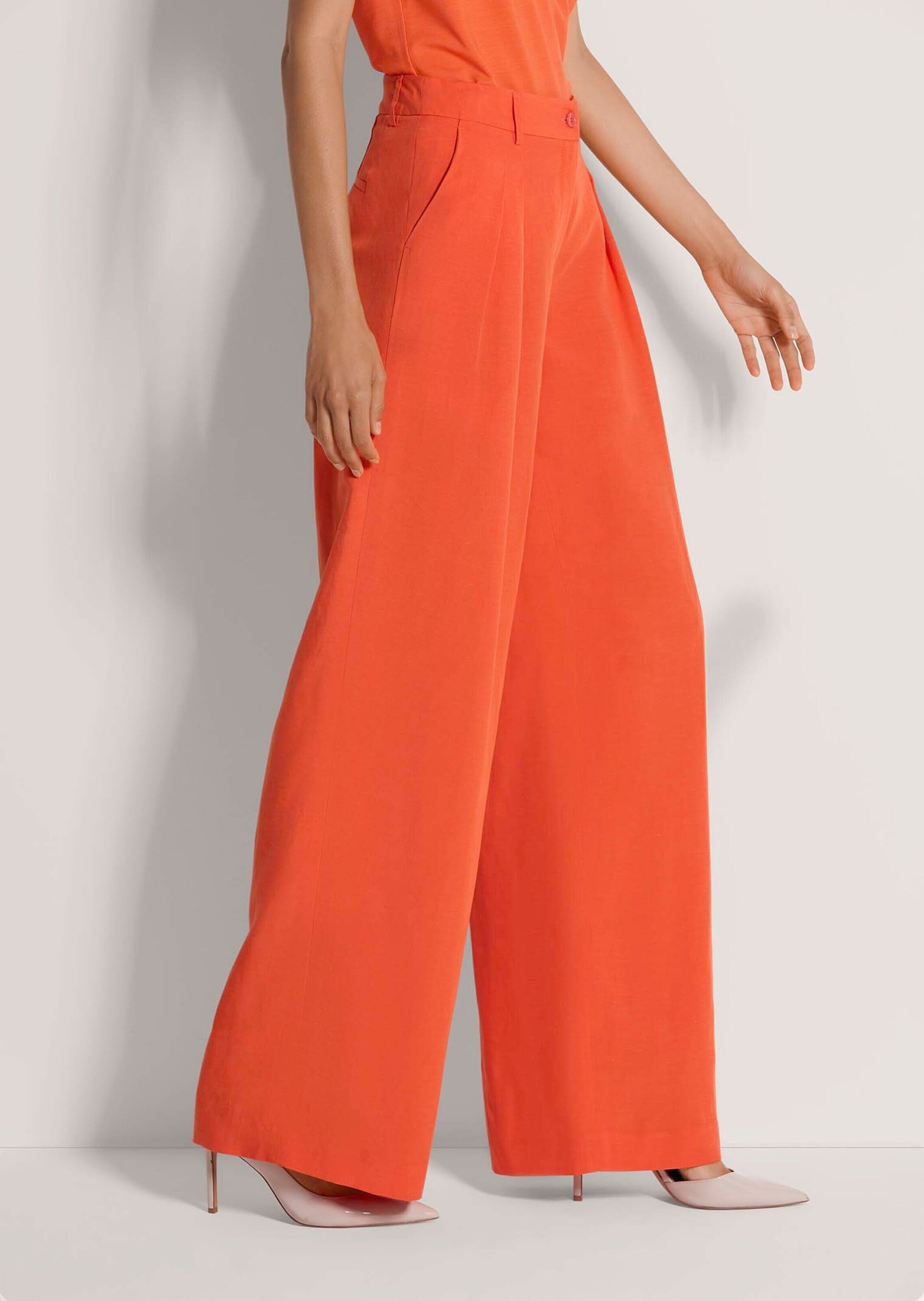 MADELEINE Stoffhose »Bundfaltenhose Leichte Sommerhose mit Formbund«  Weite Hose mit Bundfalten