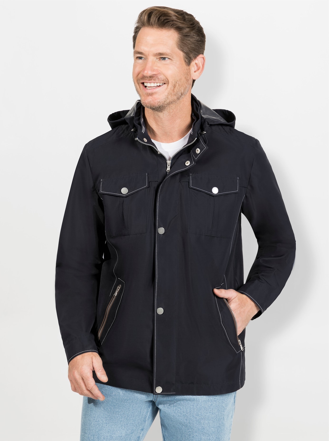 Marco Donati Funktionsjacke, mit Kapuze