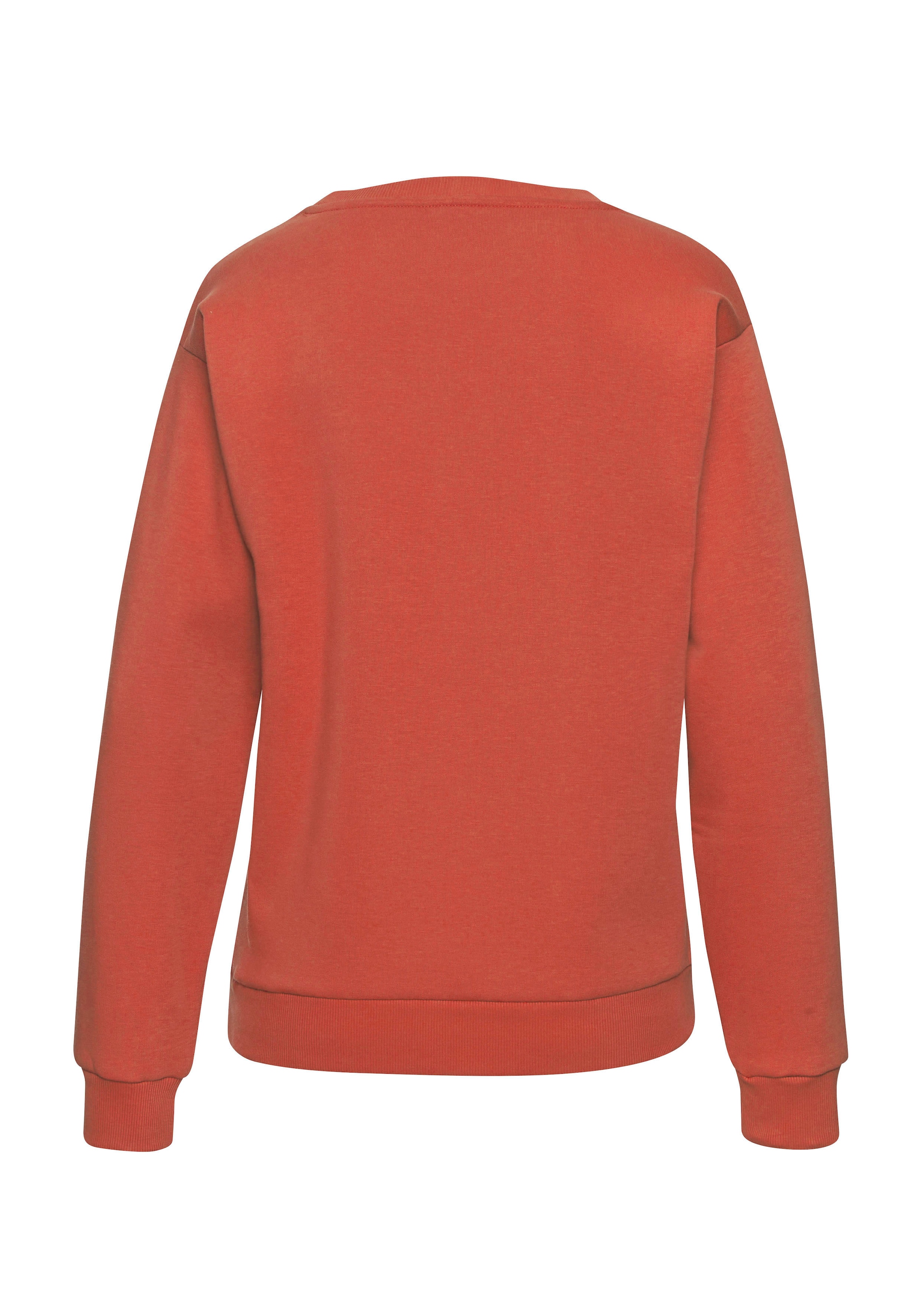 LASCANA Sweatshirt, mit Herz-Leo-Druck, Loungewear