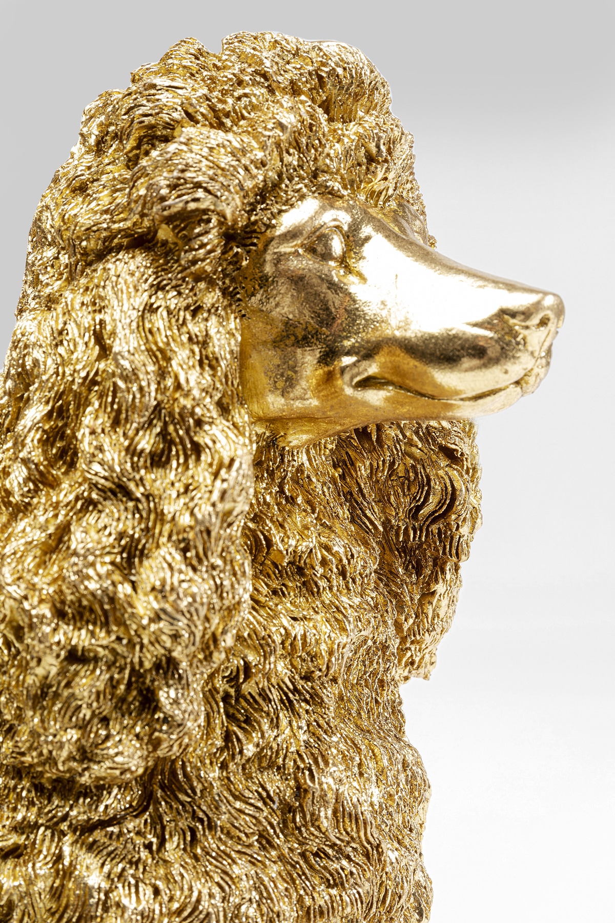 Kare Design Dekofigur »Mrs Poodle Gold 34cm«