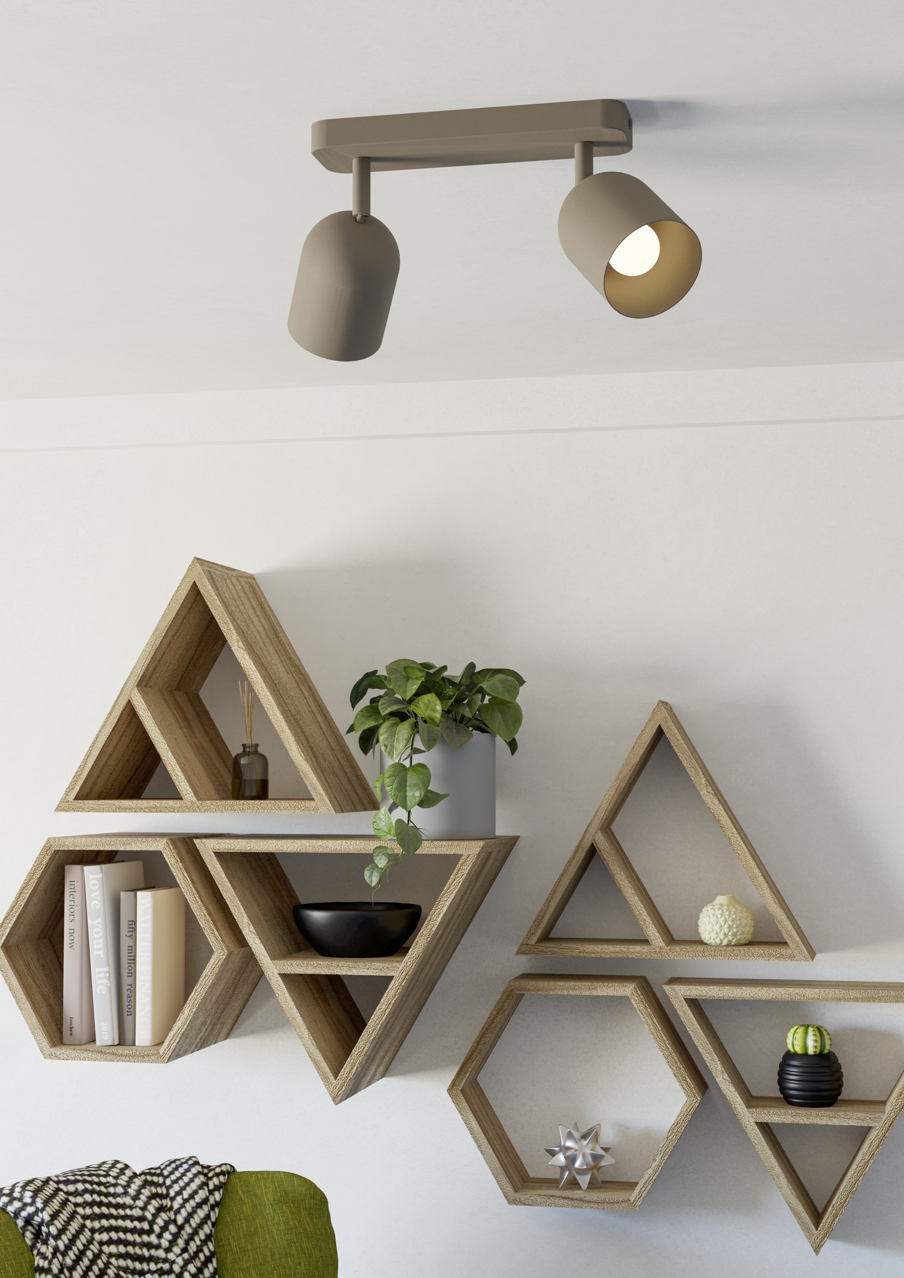 EGLO Deckenspot »TILSTON Spotlampe - Stahl - E14 - 2X40W - IP20« E14 1 Stk. Deckenlampe, Deckenstrahler, Strahler, L28 x B8 x H20,5 cm