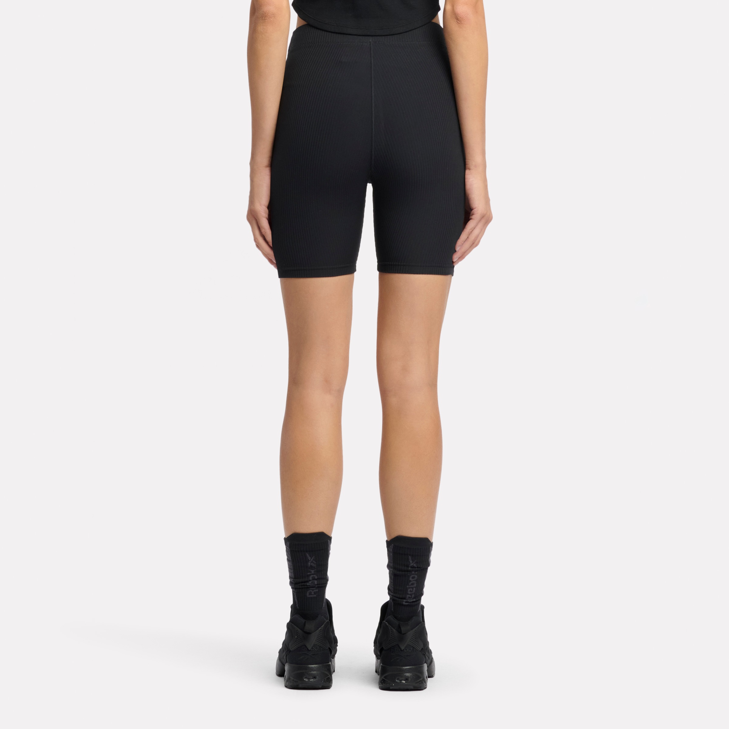 Reebok Bikerhose »RIB BIKE SHORT/BLACK«  Bikerhose-Schnitt, mit Elasthan-Anteil, aus Polyester und Elasthan