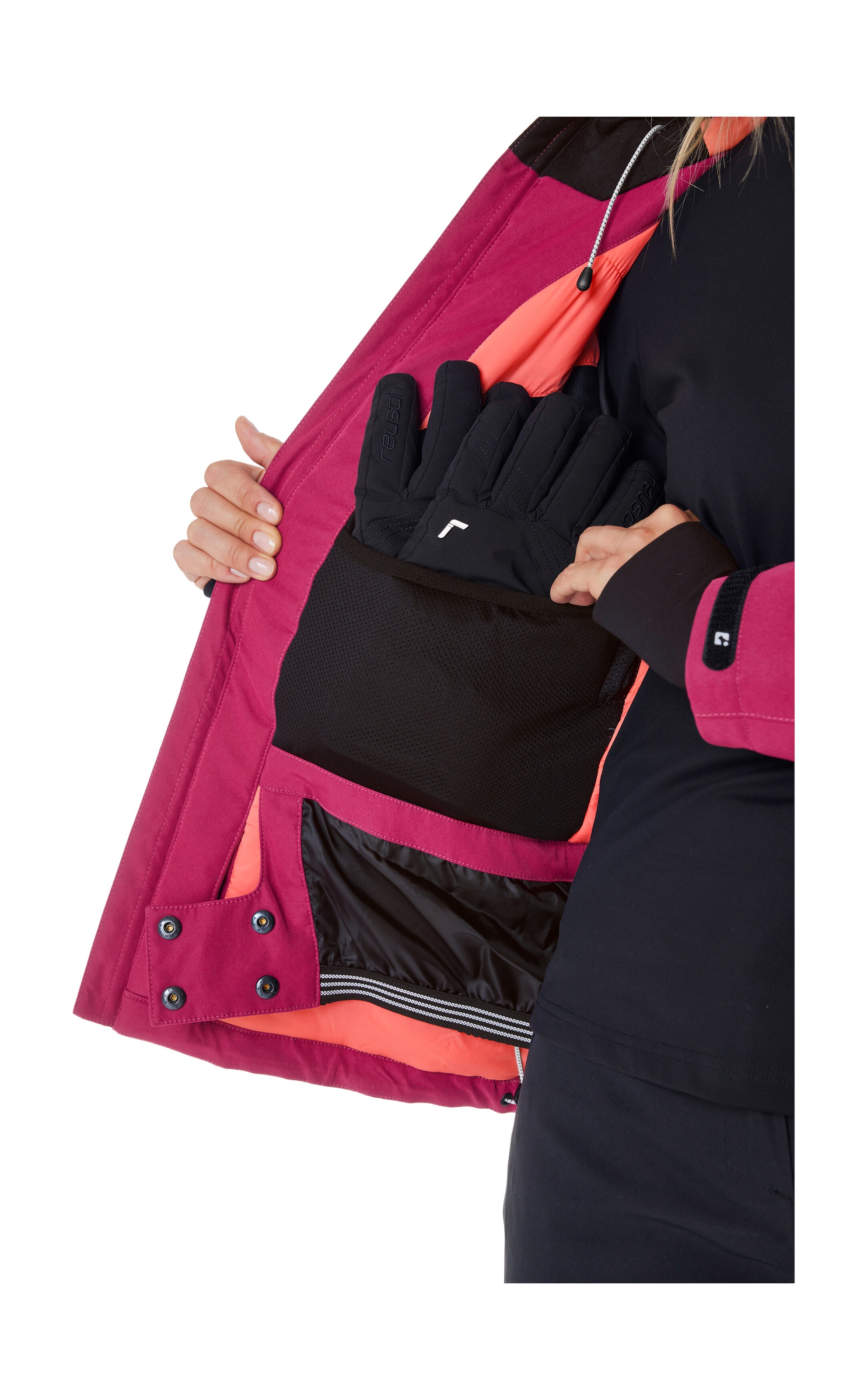 Killtec Skijacke »KSW 276 WMN SKI JCKT« Wasserdichte Damenjacke mit Schneefang, Atmungsaktivität und Taschen