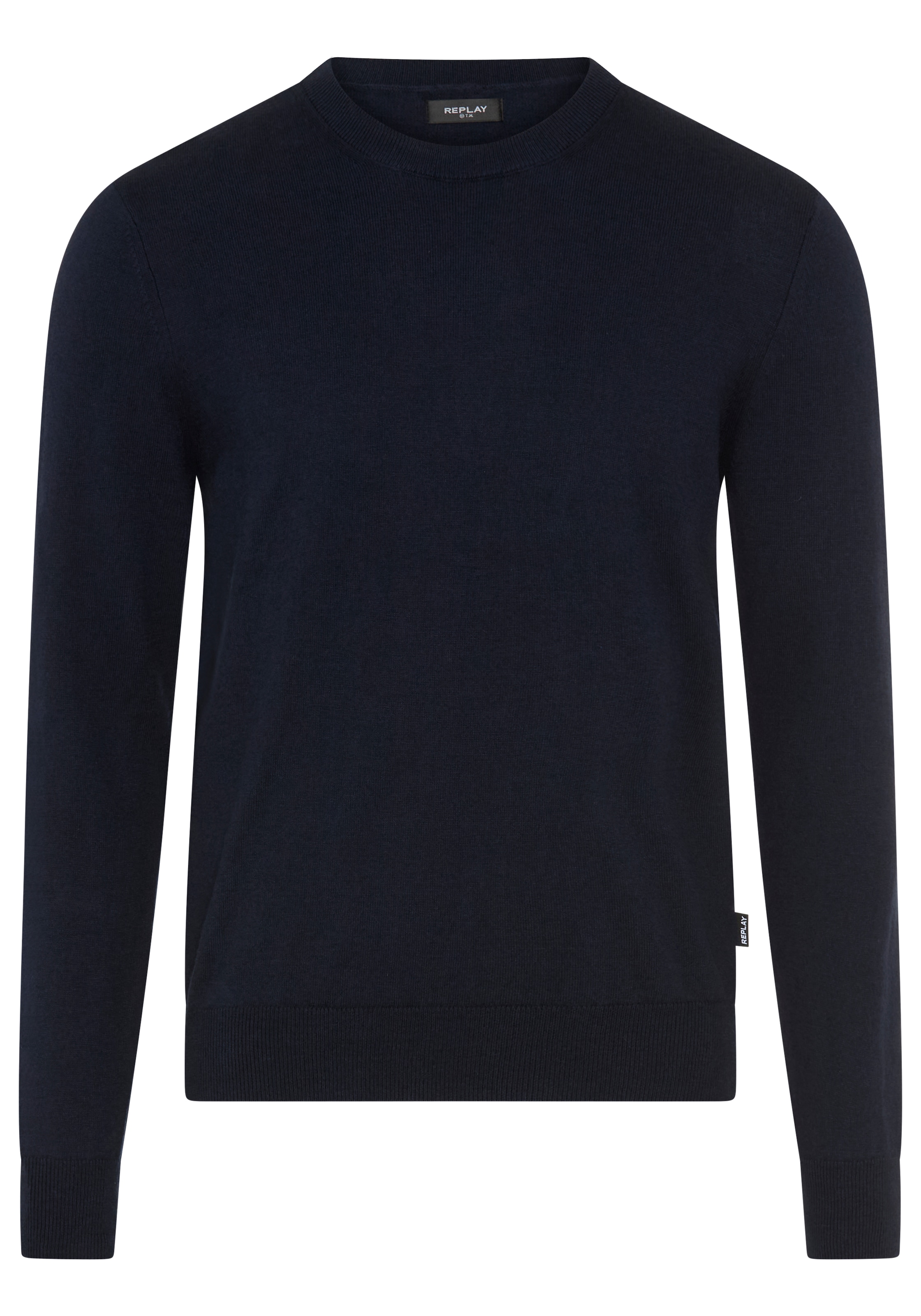 Replay Strickpullover mit Kaschmir-Anteil, Rundhals