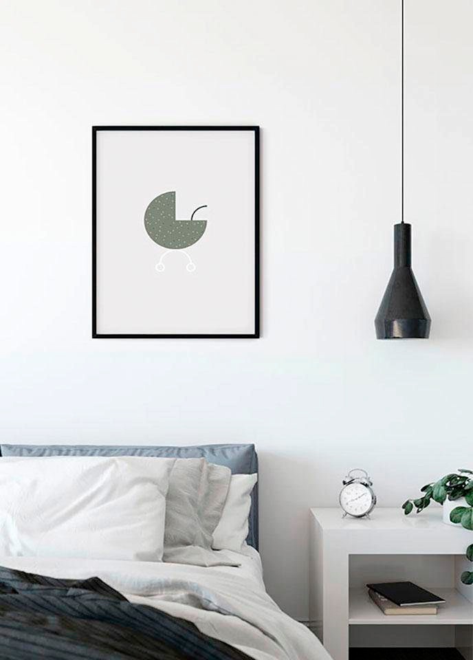 Komar Bild »Baby Hello World«, Figuren, (1 St.), Wandbild zur Dekoration - ohne Rahmen