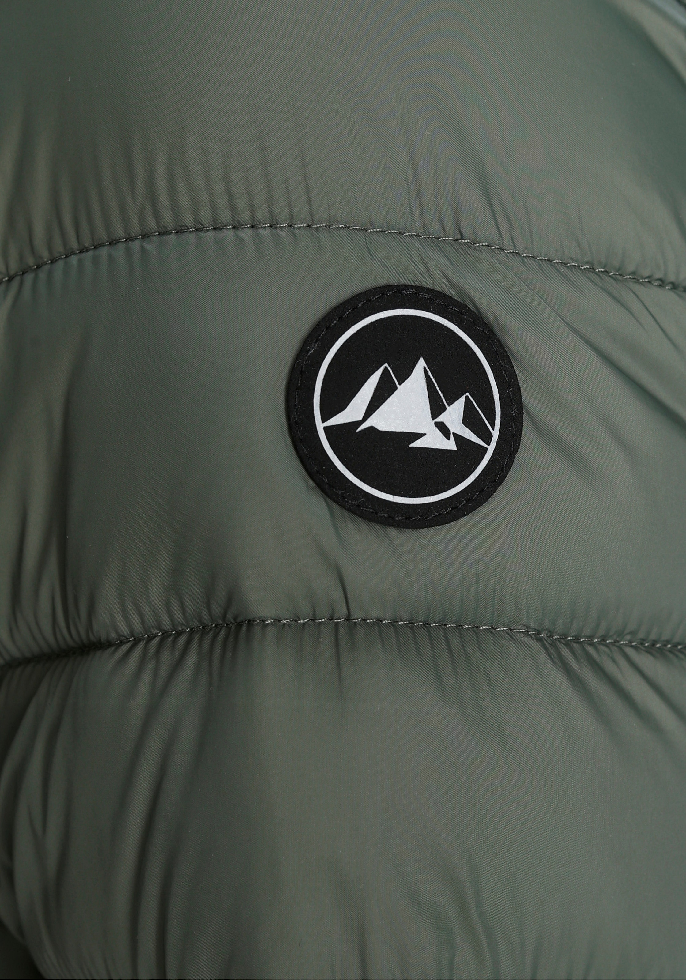 Polarino Steppjacke, mit Kapuze, für kühle Tage, aus leichtem Webmaterial, wasserabweisend