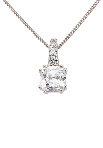 Firetti Kettenanhänger »Schmuck Geschenk Gold 333 Halsschmuck Anhänger für Halskette Solitär«, mit Zirkonia (synth.)