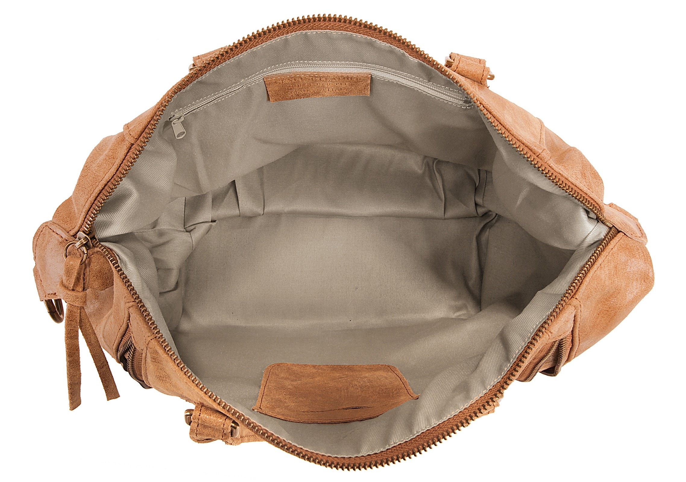 Samantha Look Henkeltasche, echt Leder, Made in Italy