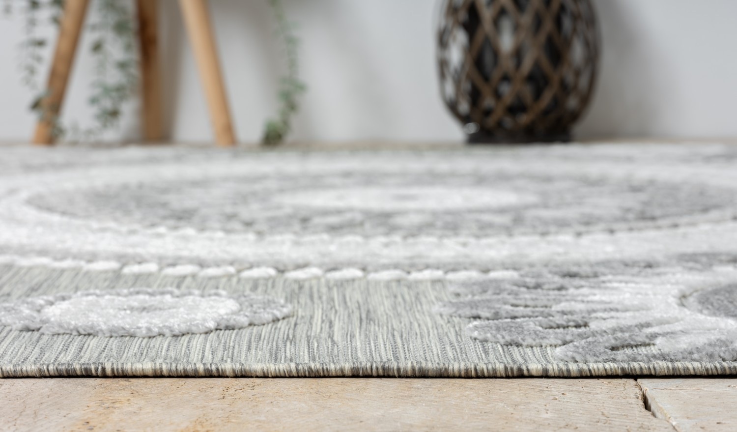 Myflair Möbel & Accessoires Teppich »Loop Lagerräumung«, rechteckig, 8 mm Höhe, modernes Design, Hoch-Tief Effekt, Outdoor geeignet, Balkon, Terrasse