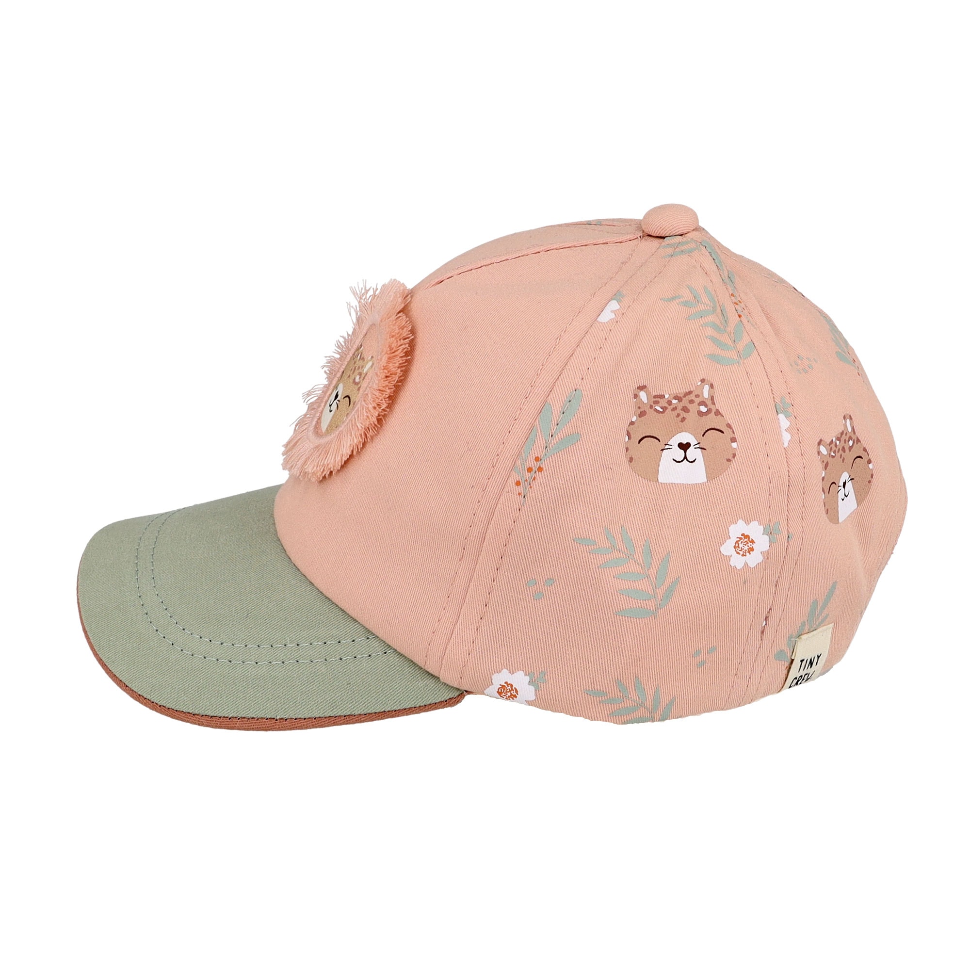 MAXIMO Baseball Cap 1 Stk. Rosa,Tiger-Motiv, Basecap, Klettverschluss, Kleinkind Mädchen,