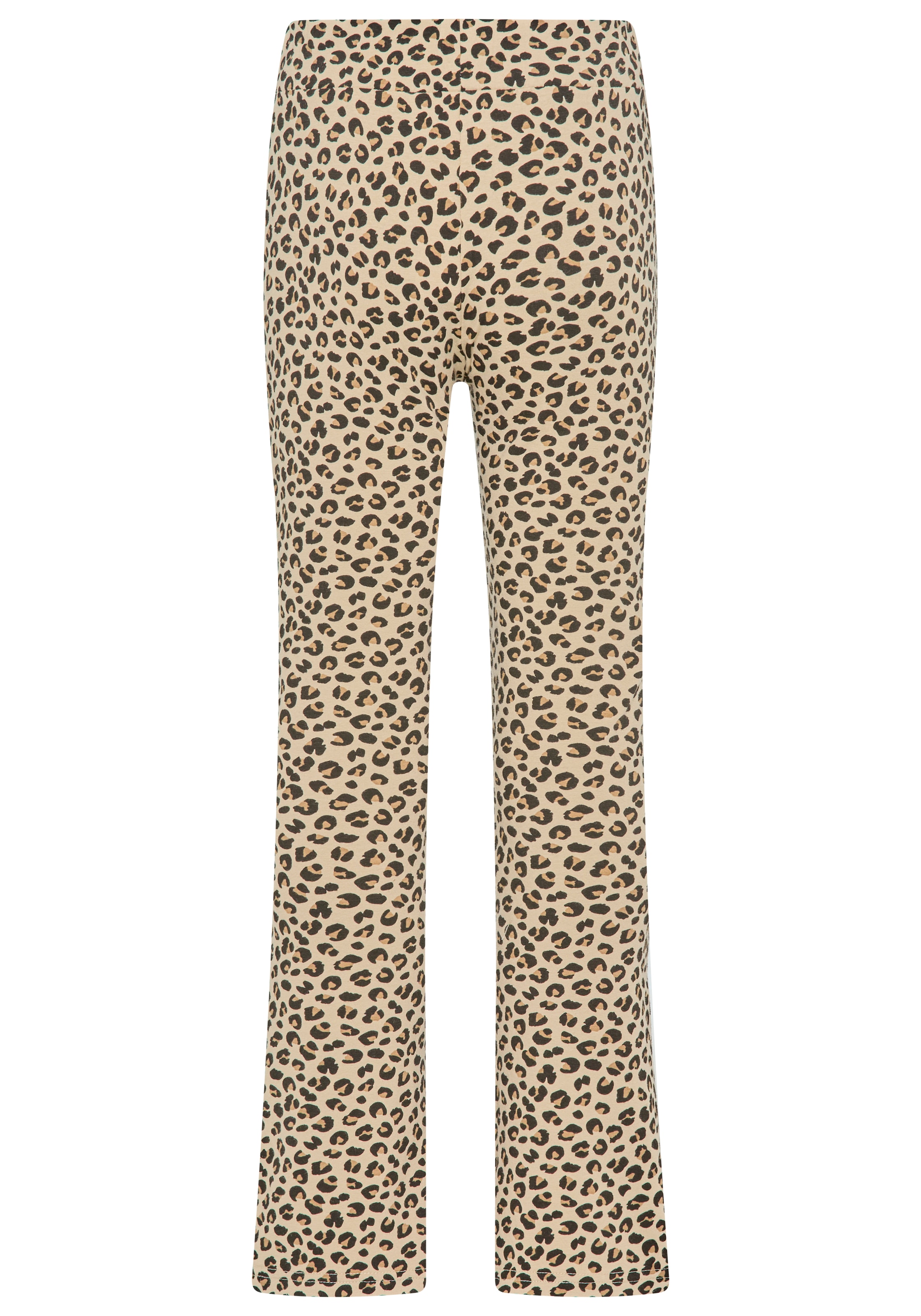 KIDSWORLD Leggings »Leggings mit Schlag«, Jazzpants Bootcut, Leoprint