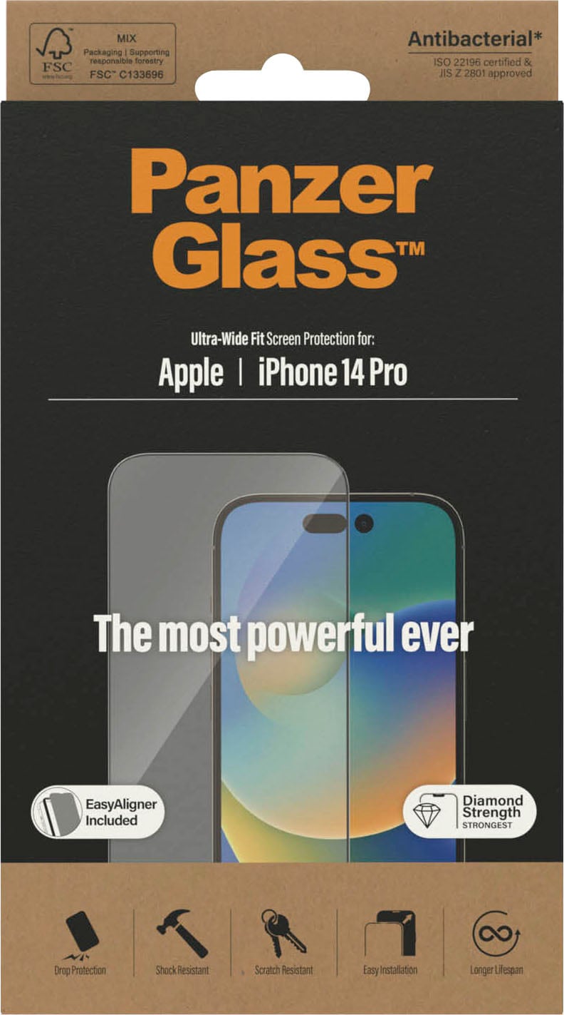 Displayschutzglas »PanzerGlass™ Clear Glass Displayschutz für iPhone 14 Pro«