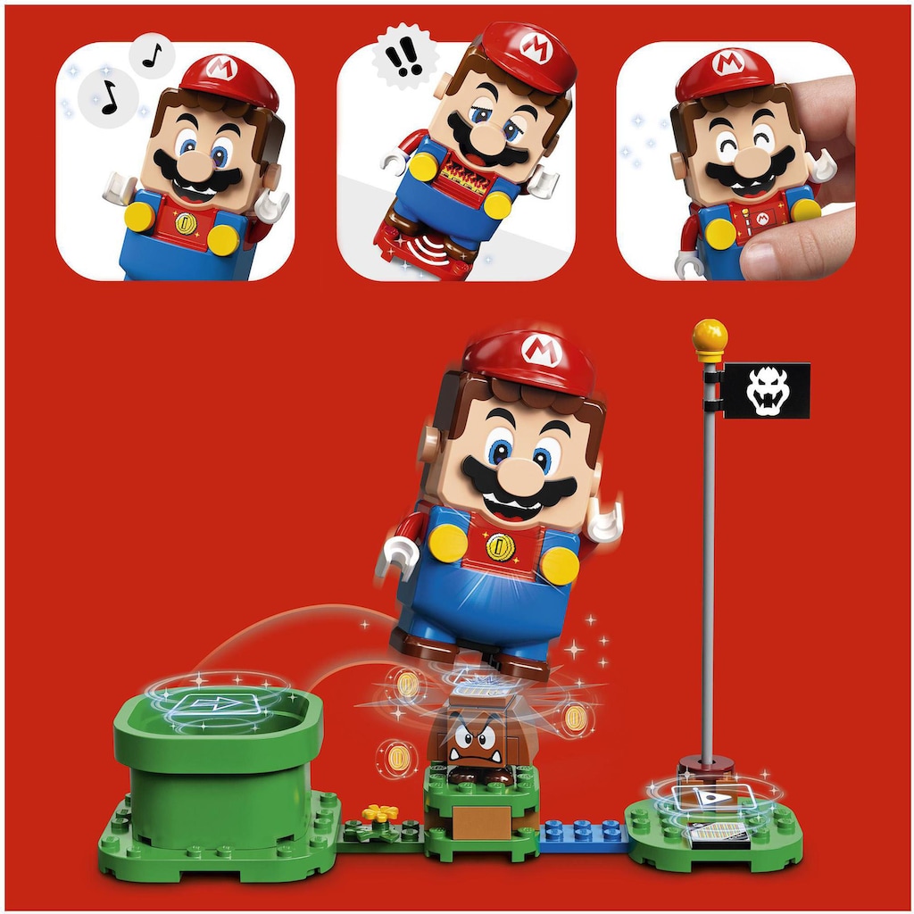 LEGO® Konstruktionsspielsteine »Abenteuer mit Mario – Starterset (71360), LEGO® Super Mario«, (231 St.)