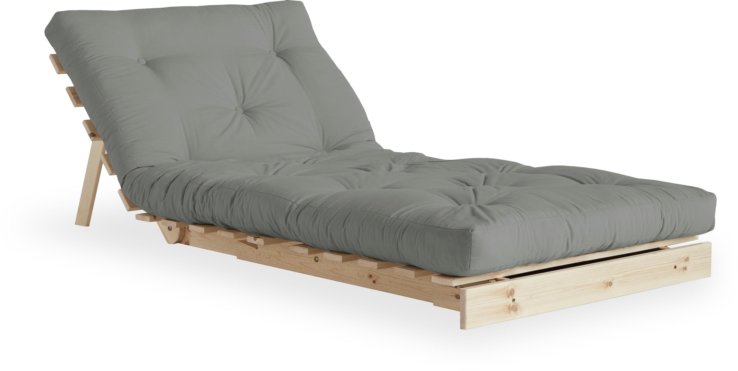 Karup Design Daybett »Daybett Roots Schlafsofa – Gästebett & Sofa aus FSC®-Kiefer« Inkl. Futonmatratze, in mehreren Größen & Farben erhältlich