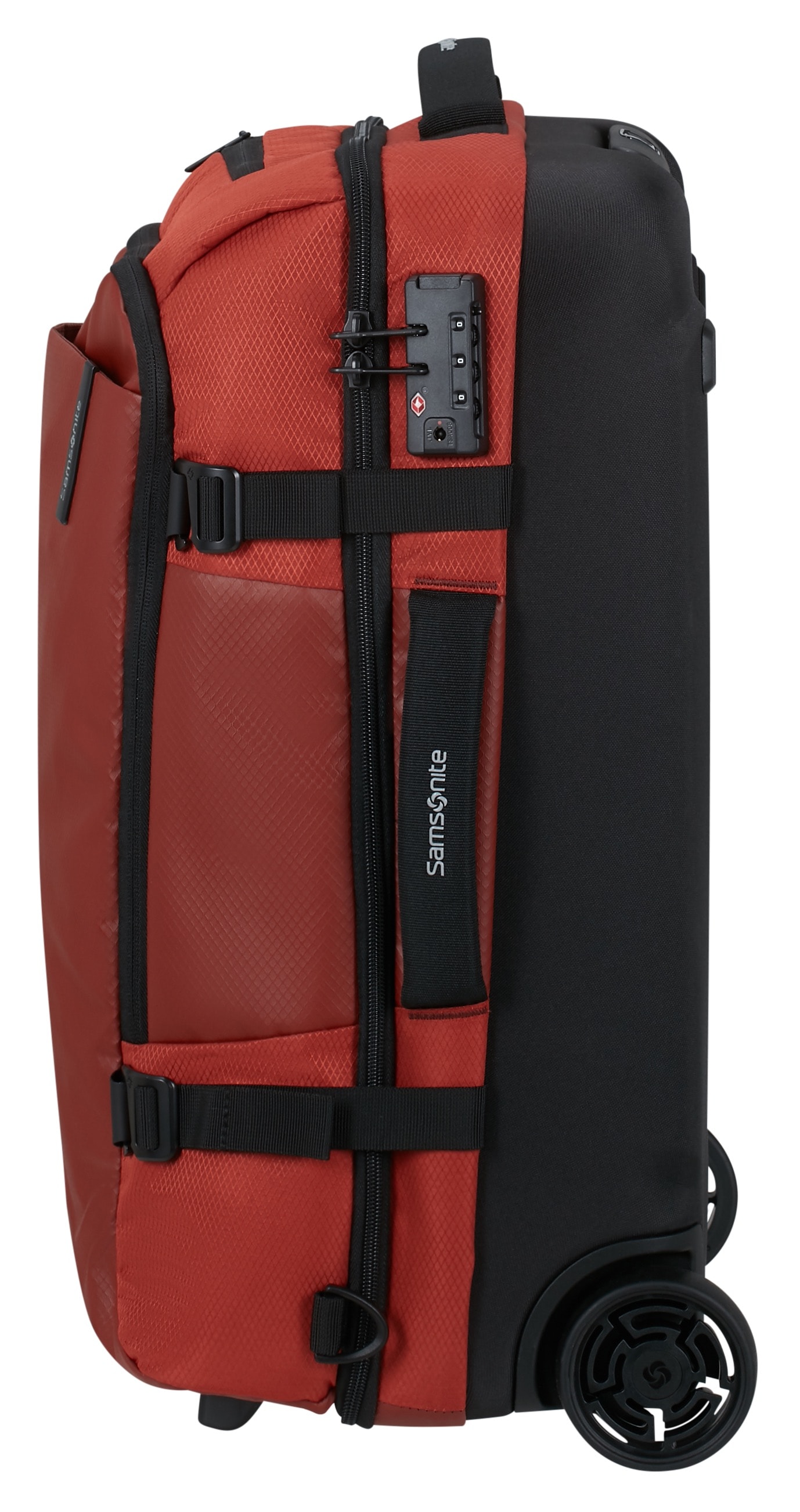 Samsonite Reisetasche »ARMOX, 55 cm«, Duffle mit Rollen TSA-Schloss Packgurte Trolley-Gestänge