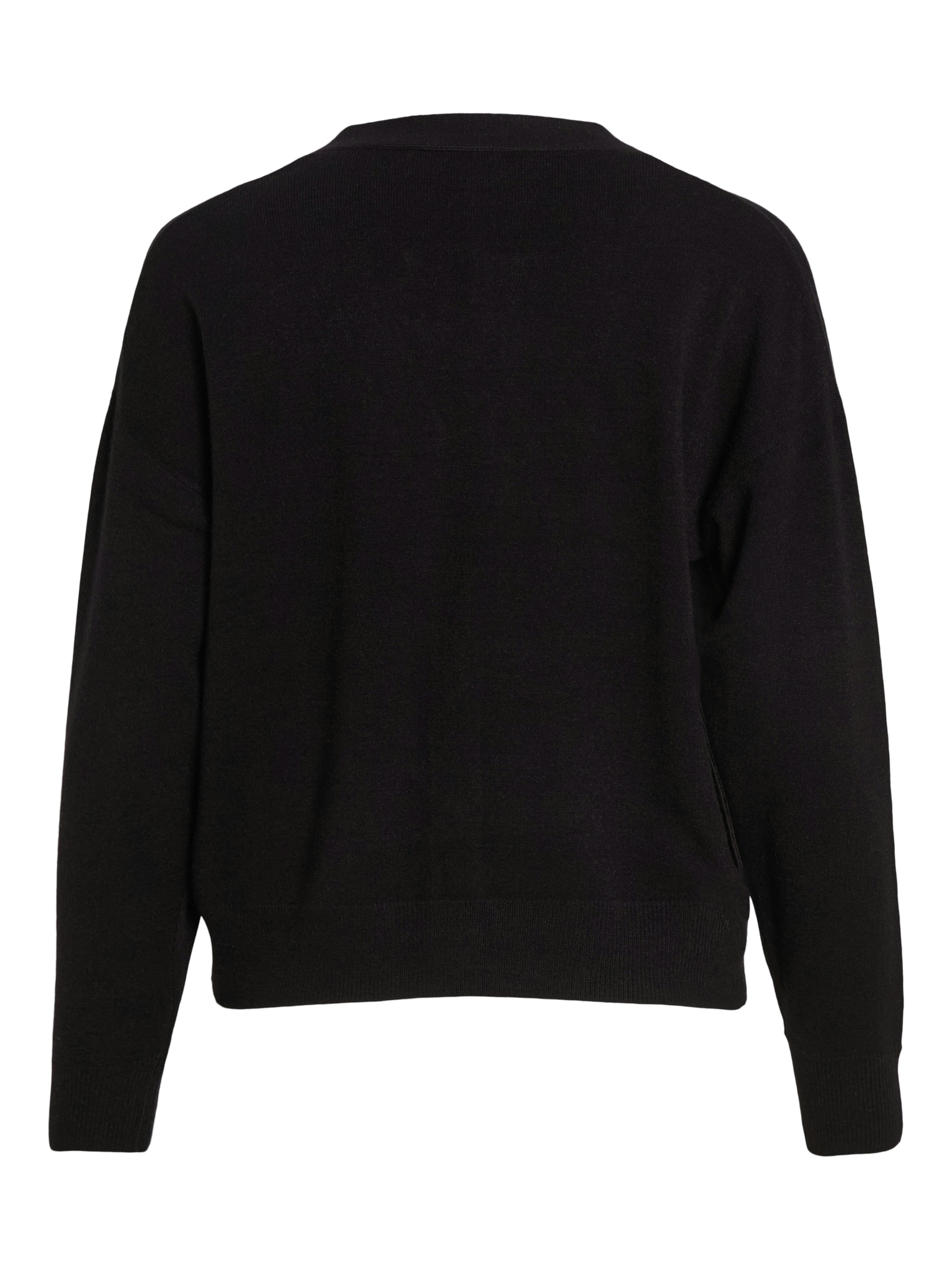 Vila Strickjacke »VIRIL V-NECK KNIT CARDIGAN - NOOS« Materialmix, regular fit