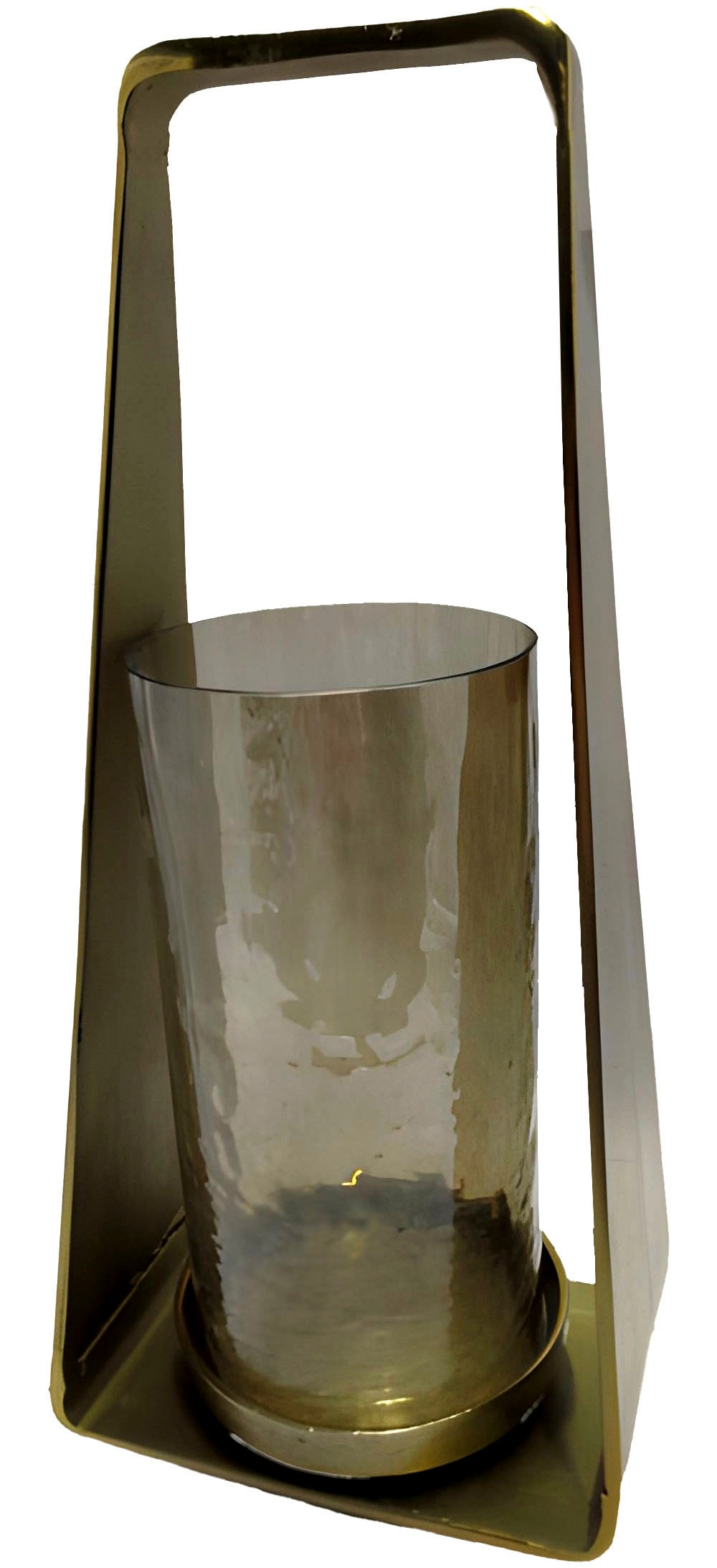 Windlicht »Kerzenhalter Trento«, (1 St.), 1-flammig, aus Aluminium und Glas, Breite...