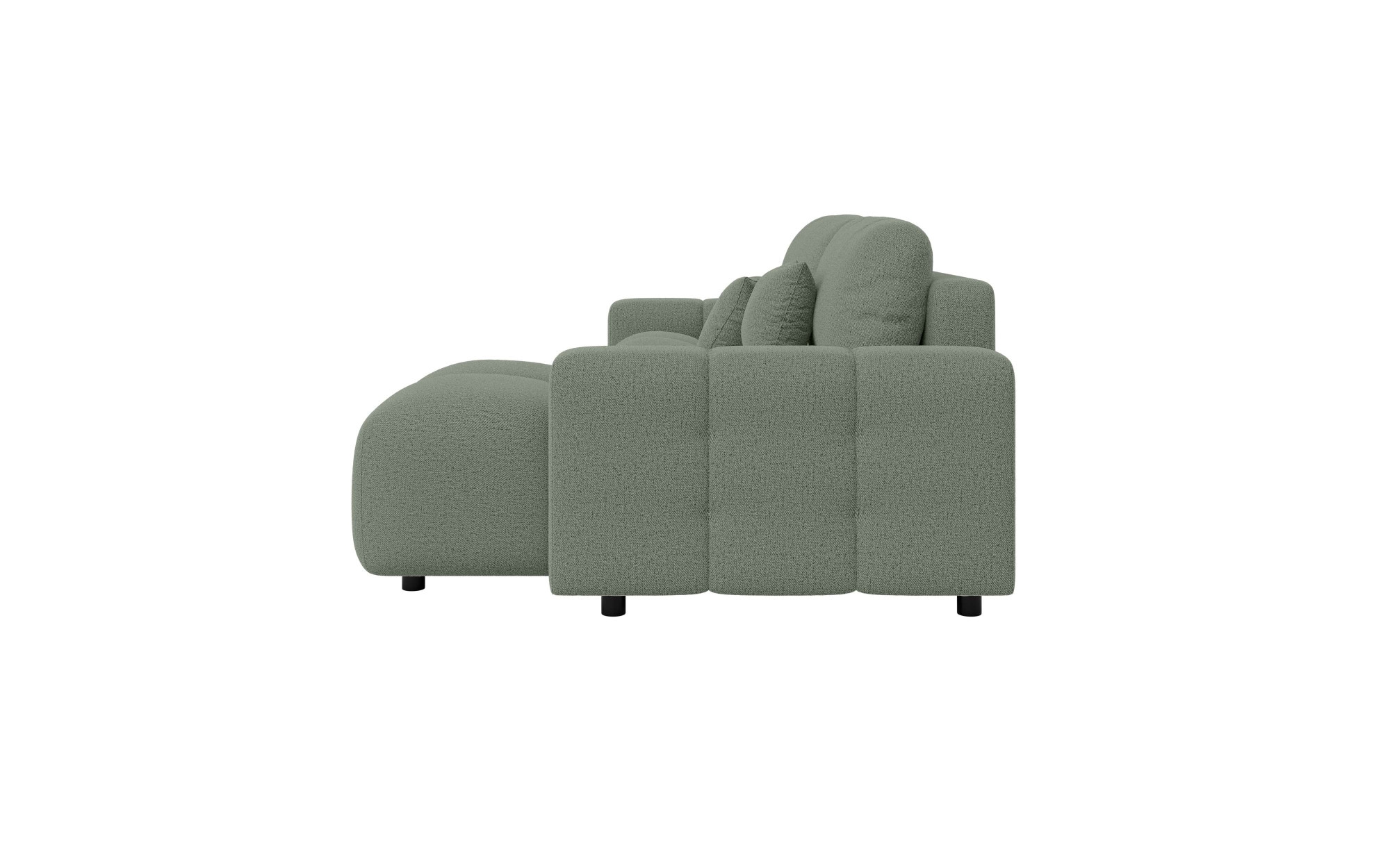 INOSIGN Ecksofa »FELICI, Schlafsofa 233cm, L-Form mit Recamiere beidseitig montierbar«, Designsofa mit Bettfunktion und Bettkasten, Maße B/T/H: 233/142/88 cm