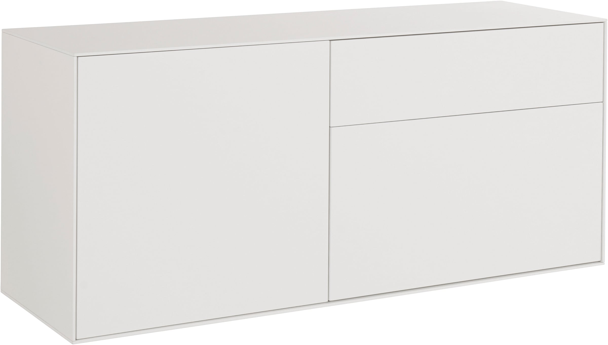 LeGer Home by Lena Gercke Lowboard »Essentials«, Breite: 127 cm, MDF lackiert, Push-to-open-Funktion