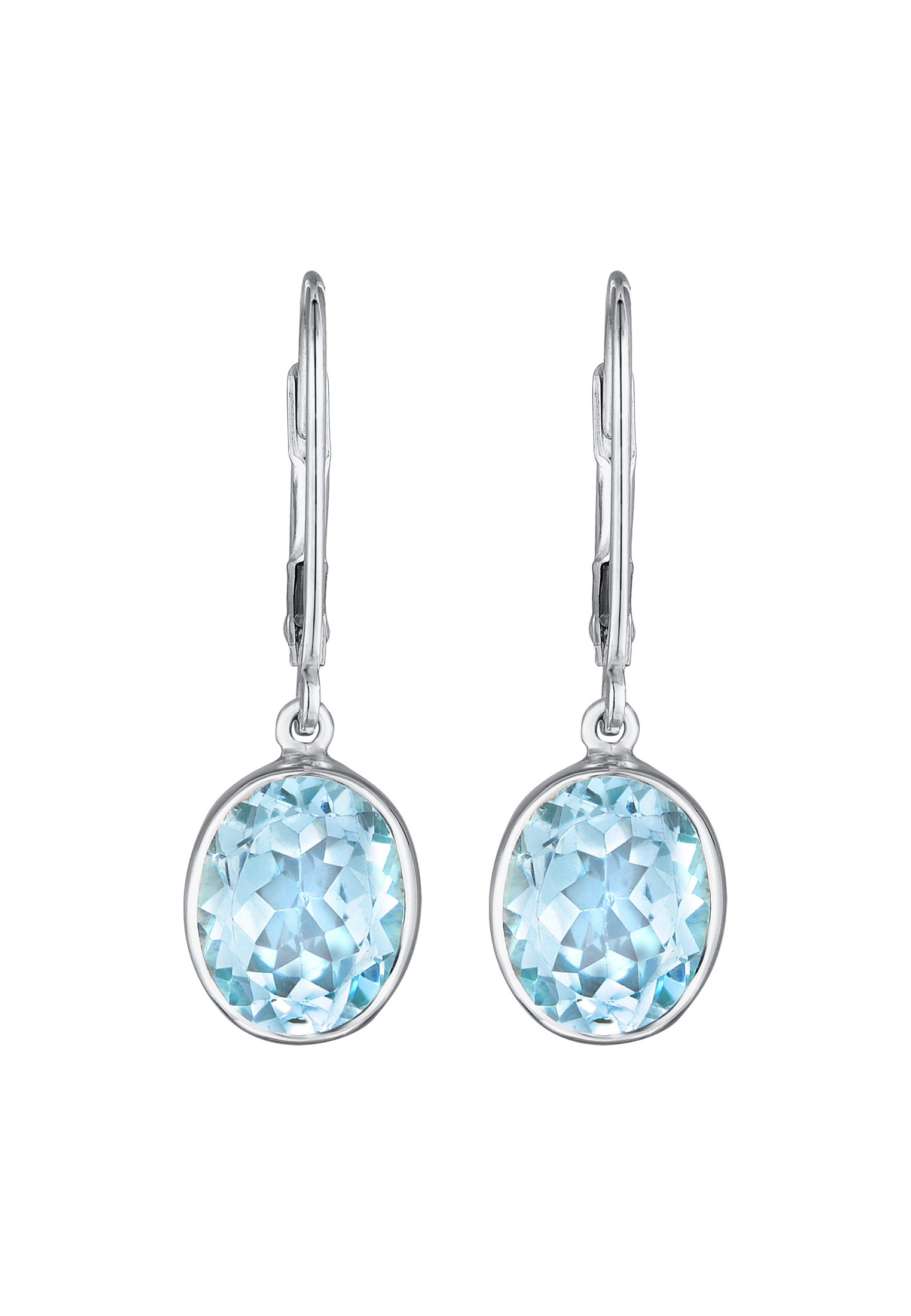 Elli Premium Paar Ohrhänger »Ohrringe Topas Elegant Funkelnd 925 Silber«