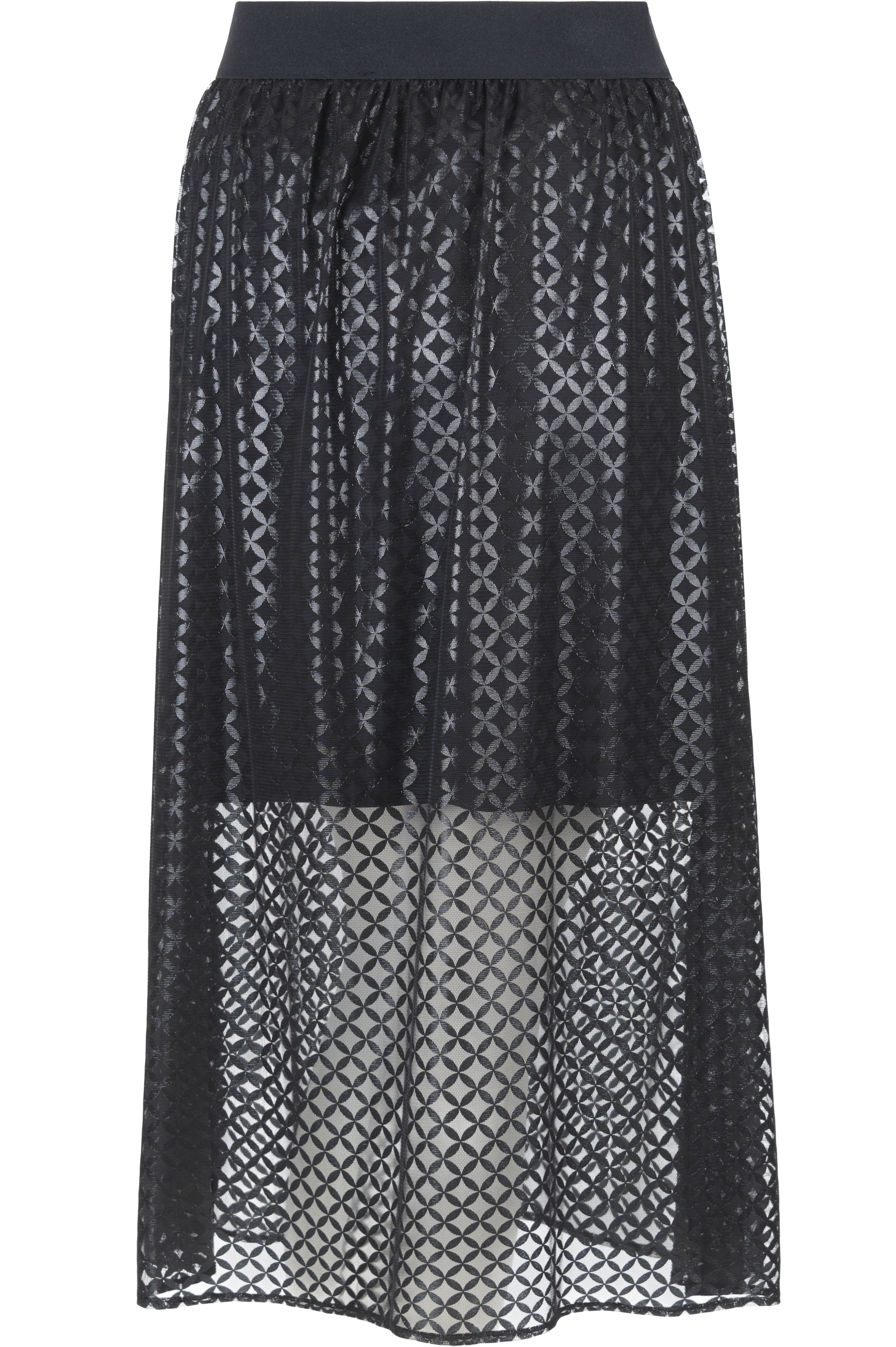 Sportalm Kitzbühel Schlupfrock Regular fit mit transparentem Überrock