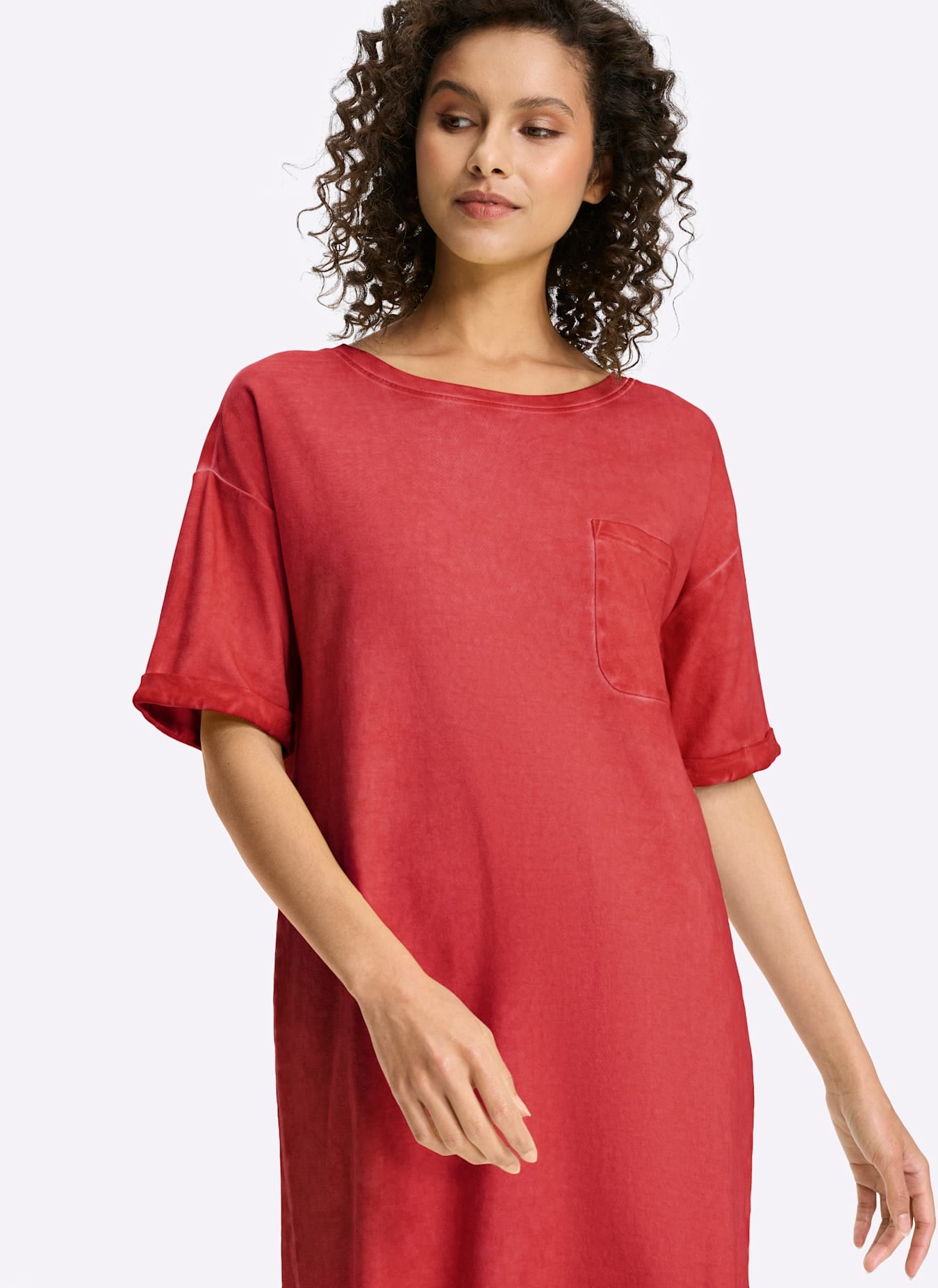 heine Jerseykleid »Jersey-Kleid« Brusttasche