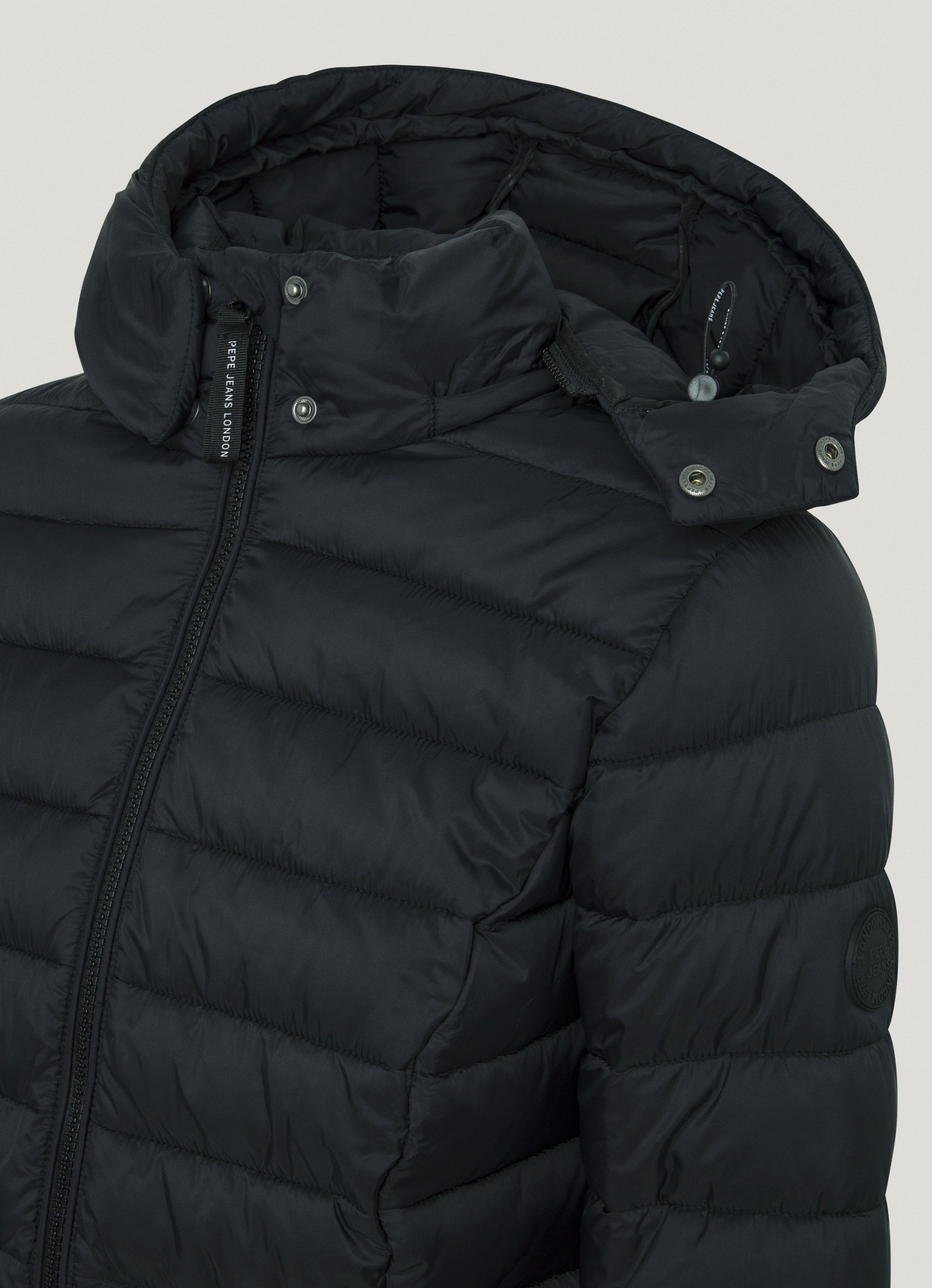 Pepe Jeans Outdoorjacke »AMMY LONG«, mit Kapuze, mit abnehmbarer Kapuze