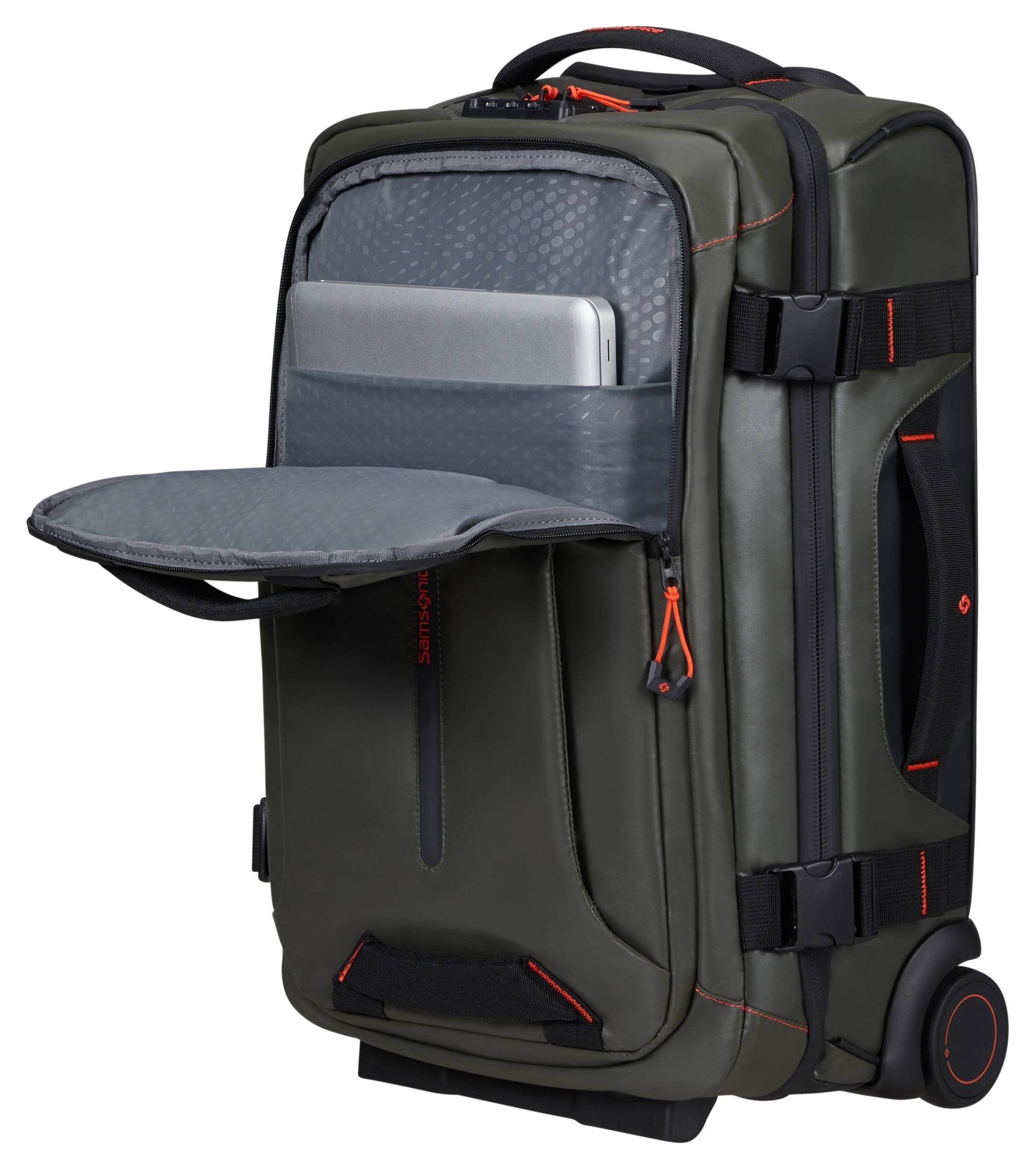 Samsonite Reisetasche »ECODIVER DUFFLE/WH 55/20 L 35CM DF«, Travelbag Reisetasche Weichgepäck Laptopfach