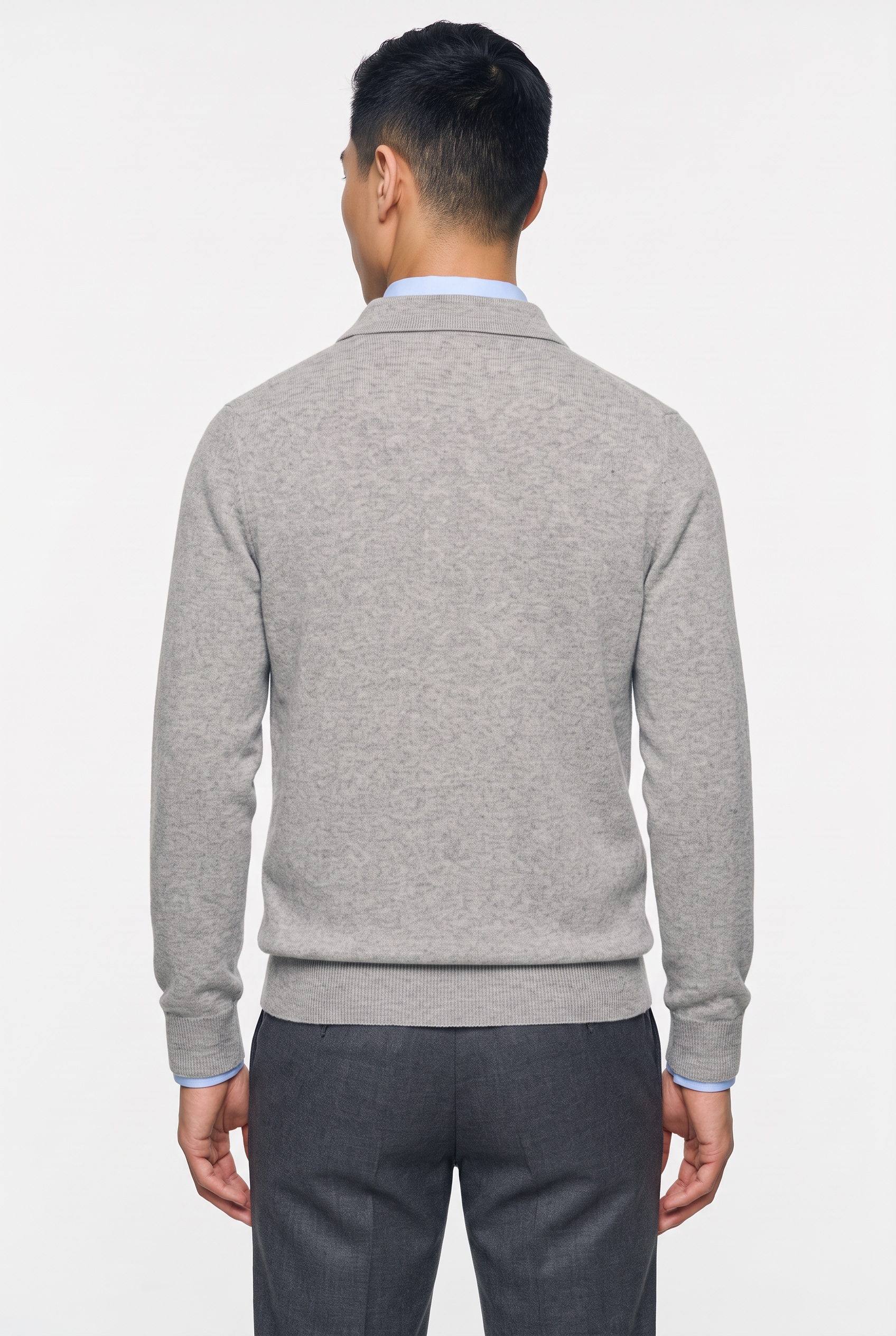 Gant Polokragenpullover »SUPERFINE LAMBSWOOL« melierte Optik, normale Passform