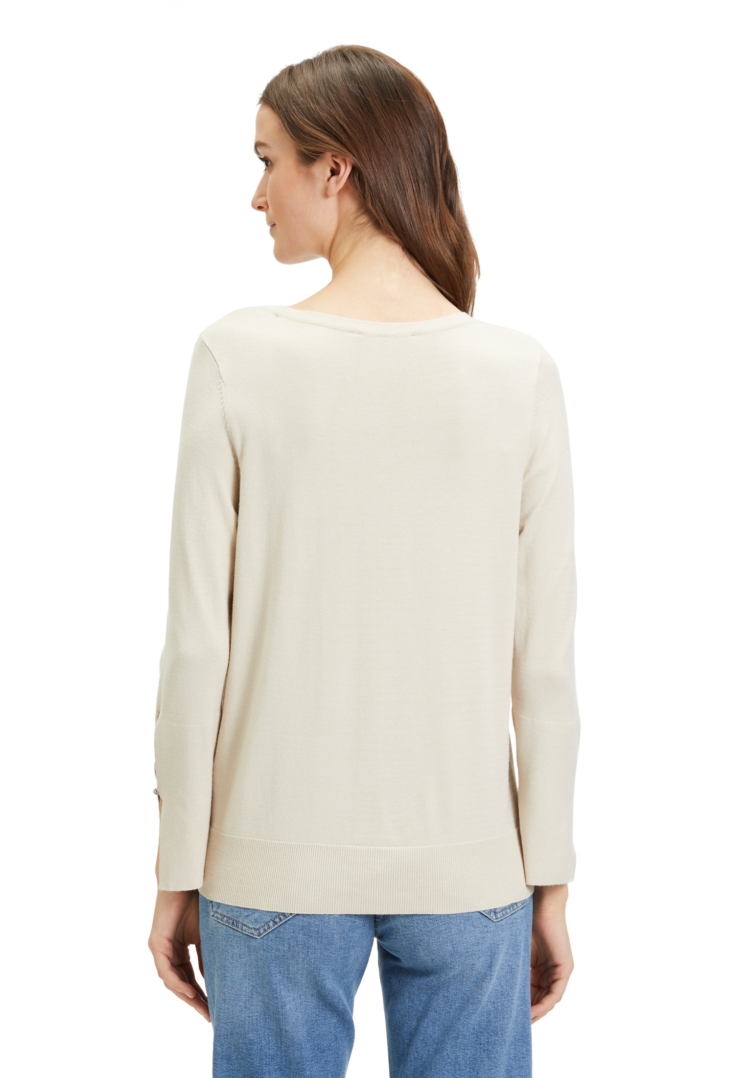 Betty Barclay Rundhalspullover »Feinstrickpullover mit Cut-Outs«