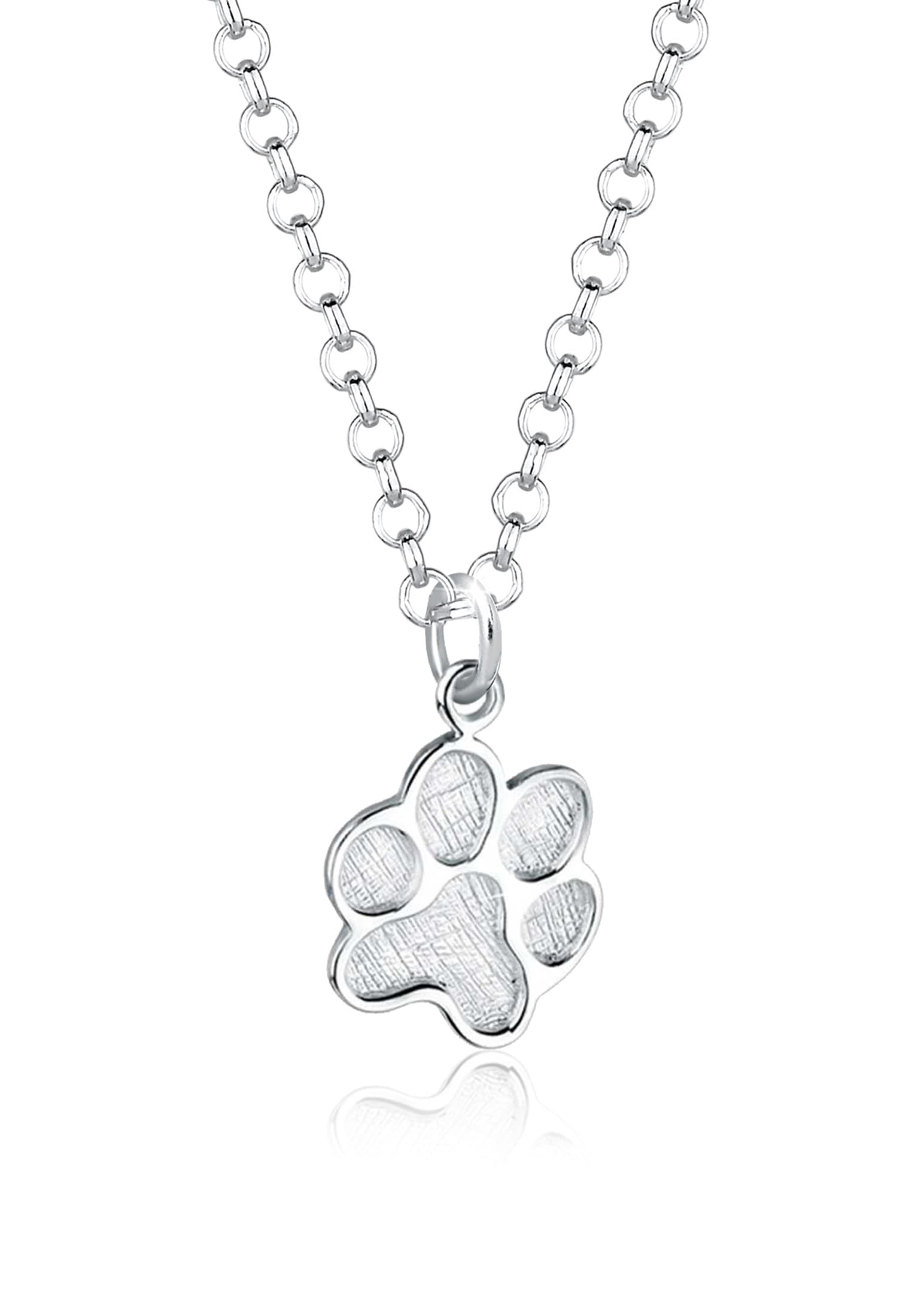 Elli Kette mit Anhänger »Halskette Pfote 925 Sterling Silber«