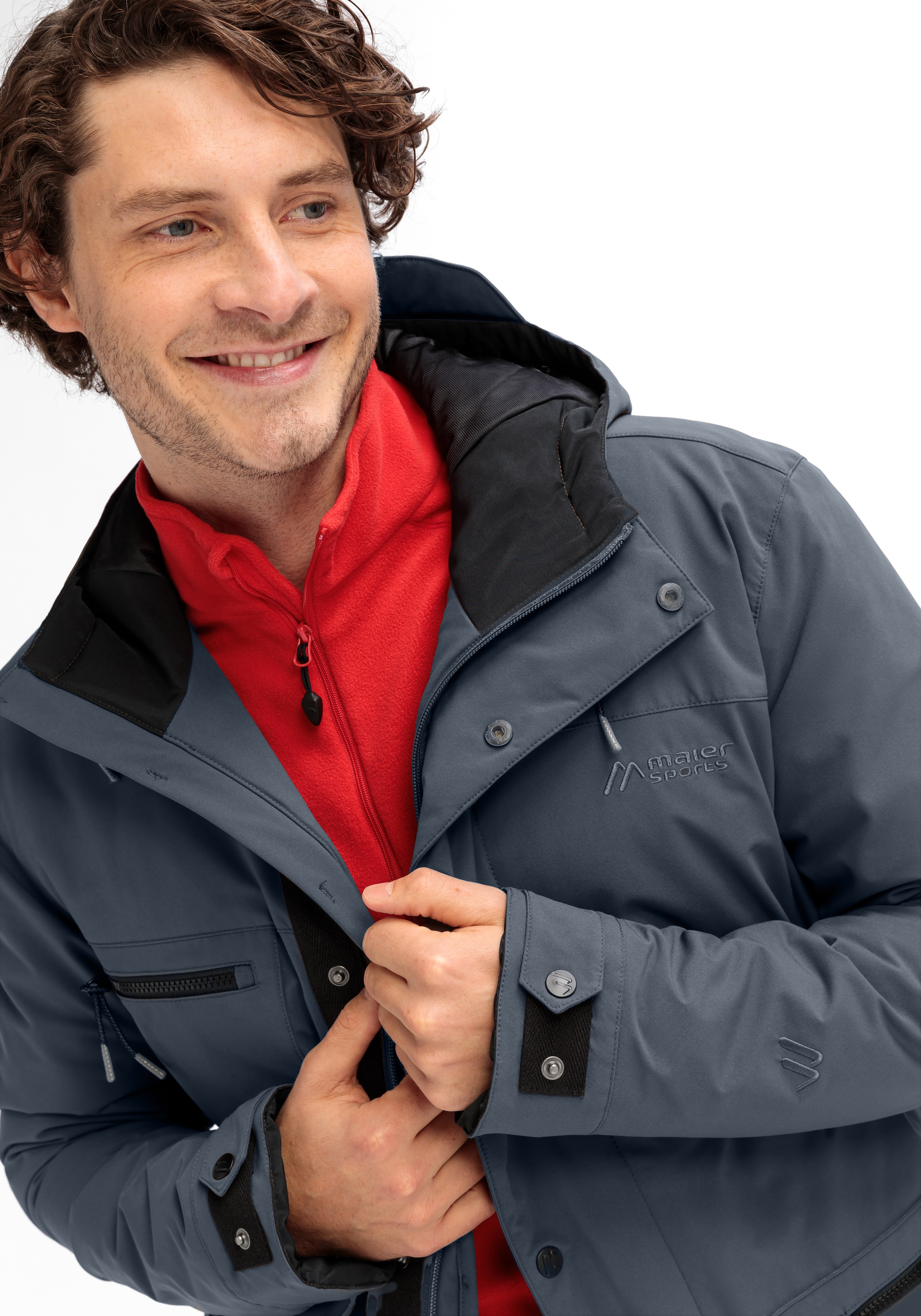 Maier Sports Funktionsjacke »R3 Zed M«, Herren Jacke, wasserdichte Outdoorjacke, Regular Fit