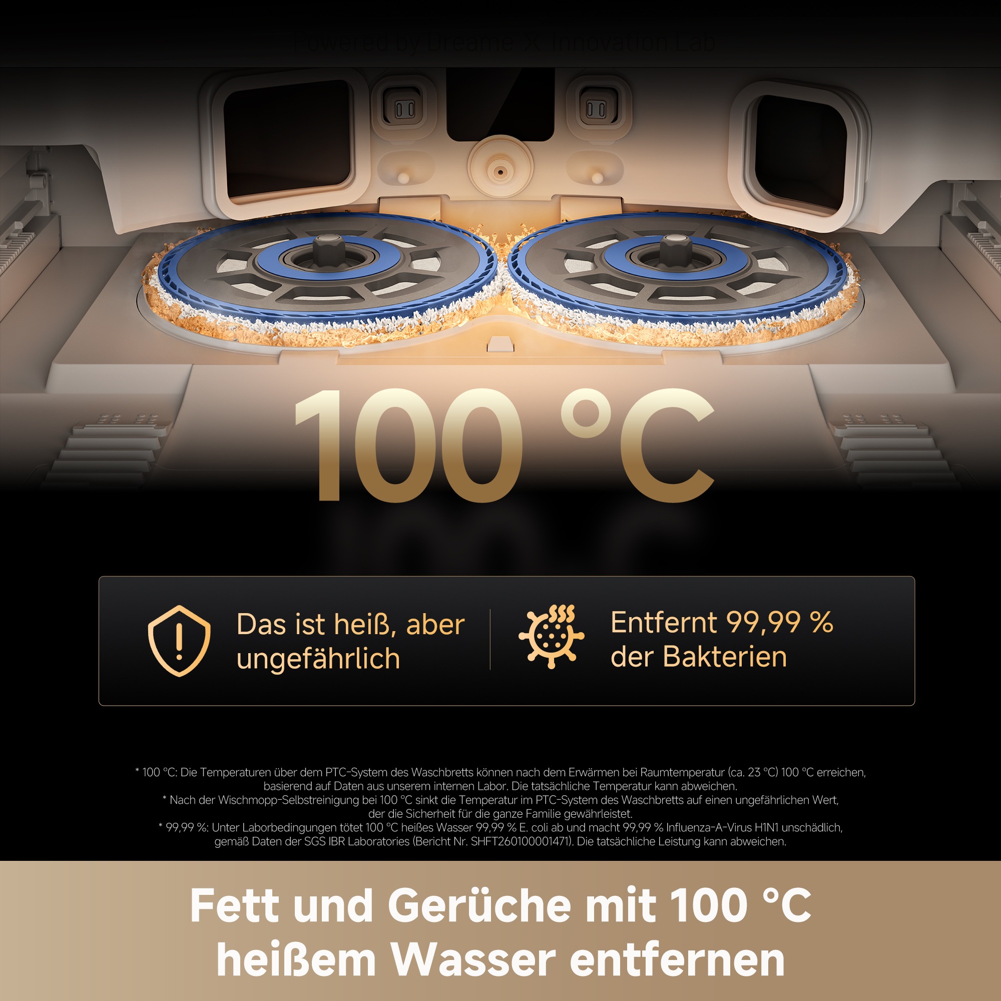 Dreame Saugroboter »Matrix10 Pro« Basisstation, App-Steuerung