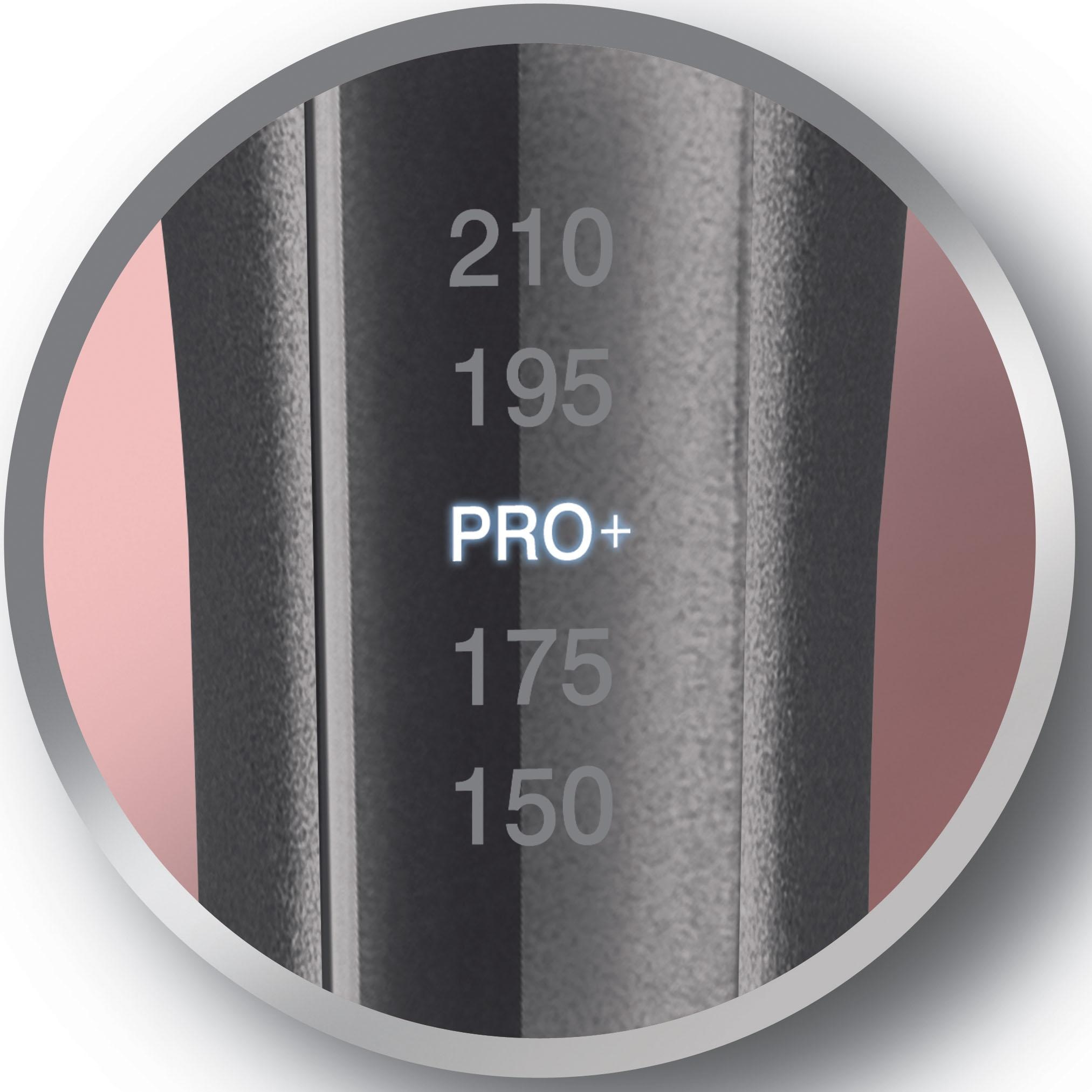3 +”-Einstellung Garantie „Pro GripTech-Keramik-Beschichtung, °C) (185 »CI83V6«, Lockenstab mit XXL Remington Jahren