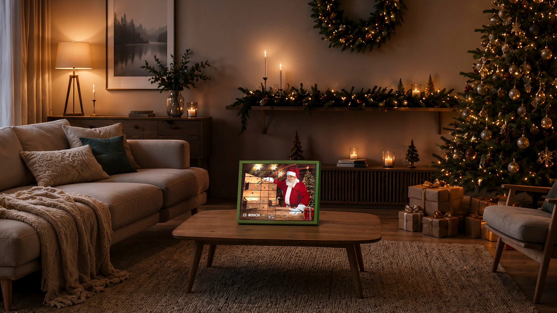 Bosch Home & Garden DIY-Adventskalender »DIY Handwerkzeuge Adventskalender 2026« für Erwachsene Werkzeugset in Tasche