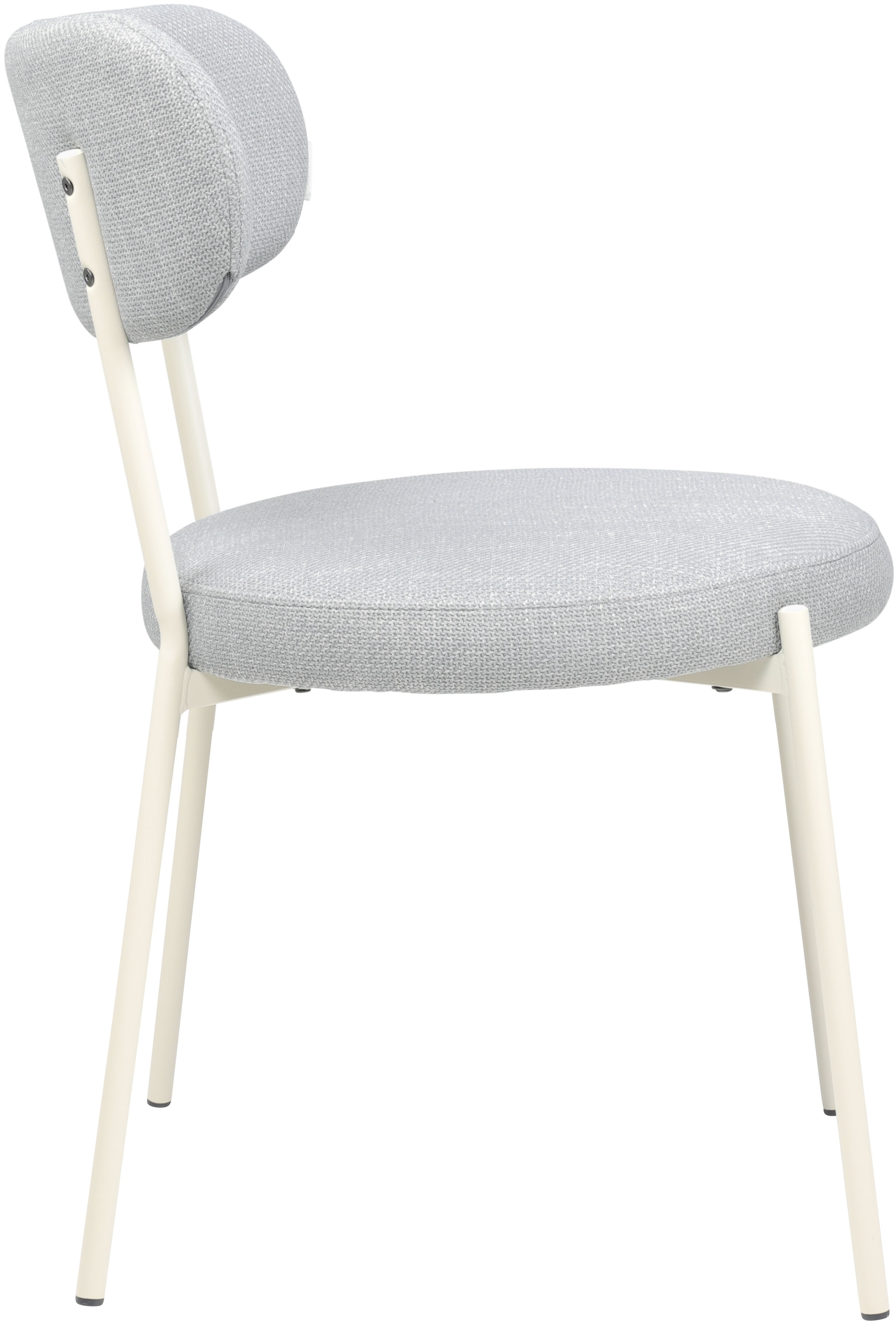 TOM TAILOR HOME 4-Fußstuhl »SOFT PAD CHAIR«, (Set), 2 St., Webstoff, Esszimmerstuhl, 4-Fußgestell, mit Rückenausschnitt