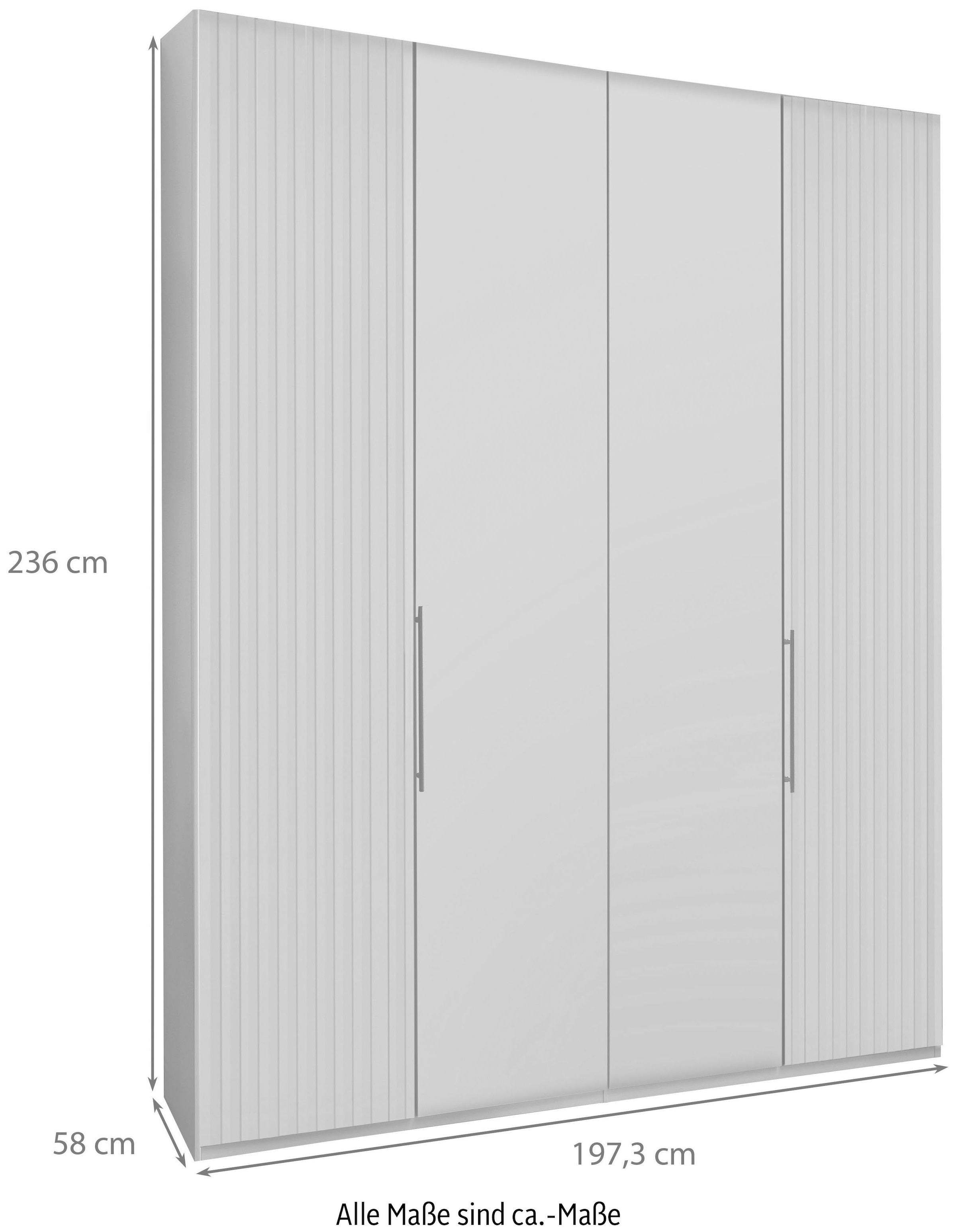 WIEMANN Kleiderschrank »Denver« hochwertige Beschläge